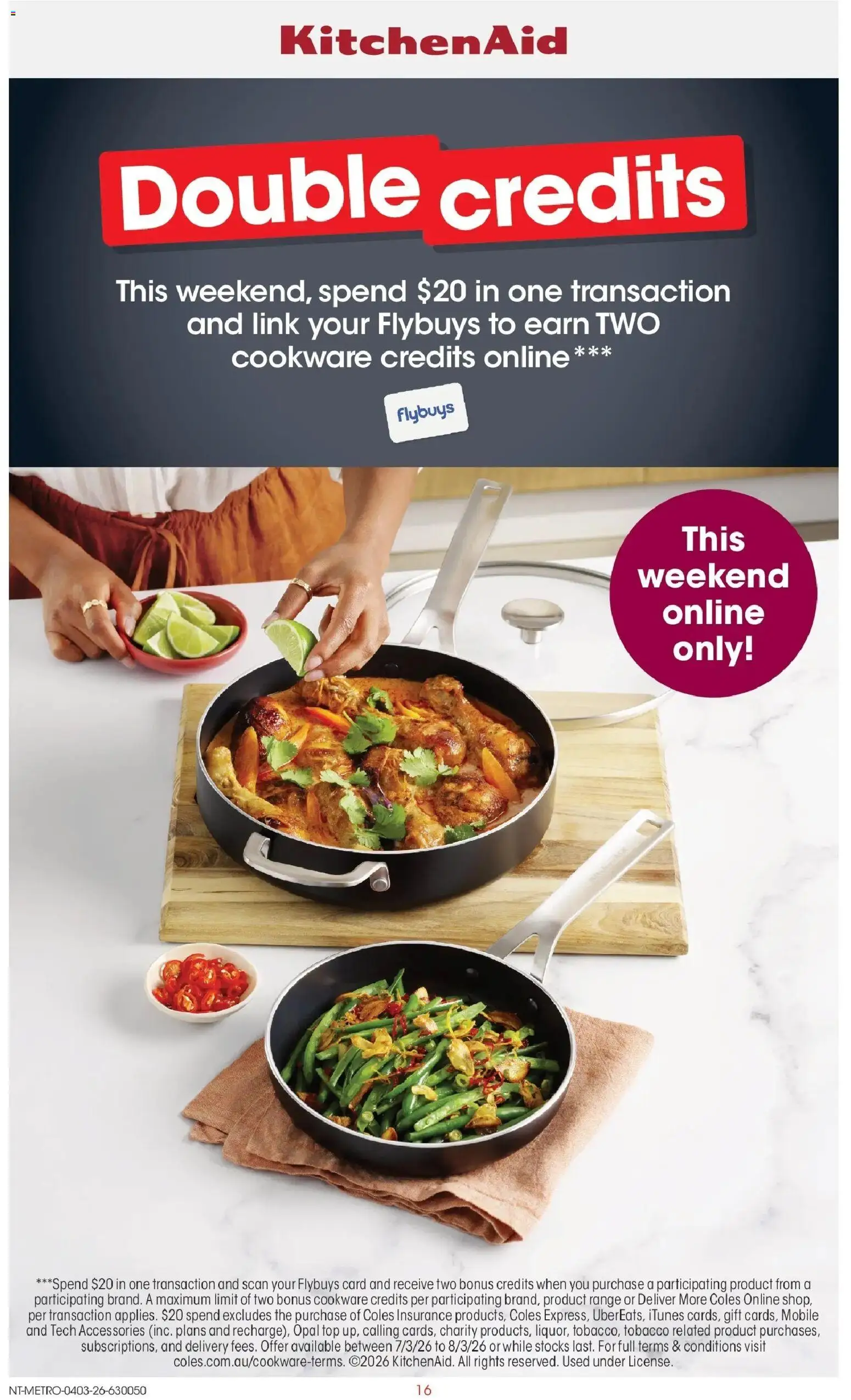 Coles catalogue - valid from 04.03.2026 | Page: 16 | Products: Cookware, Opal, Accessories, Mobile