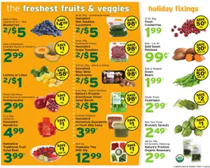 Preview of Hannaford weekly ads valid from 23.11.2025 | Page: 3 | Products: Vitamin, Lettuce, Asparagus, Brussels Sprouts