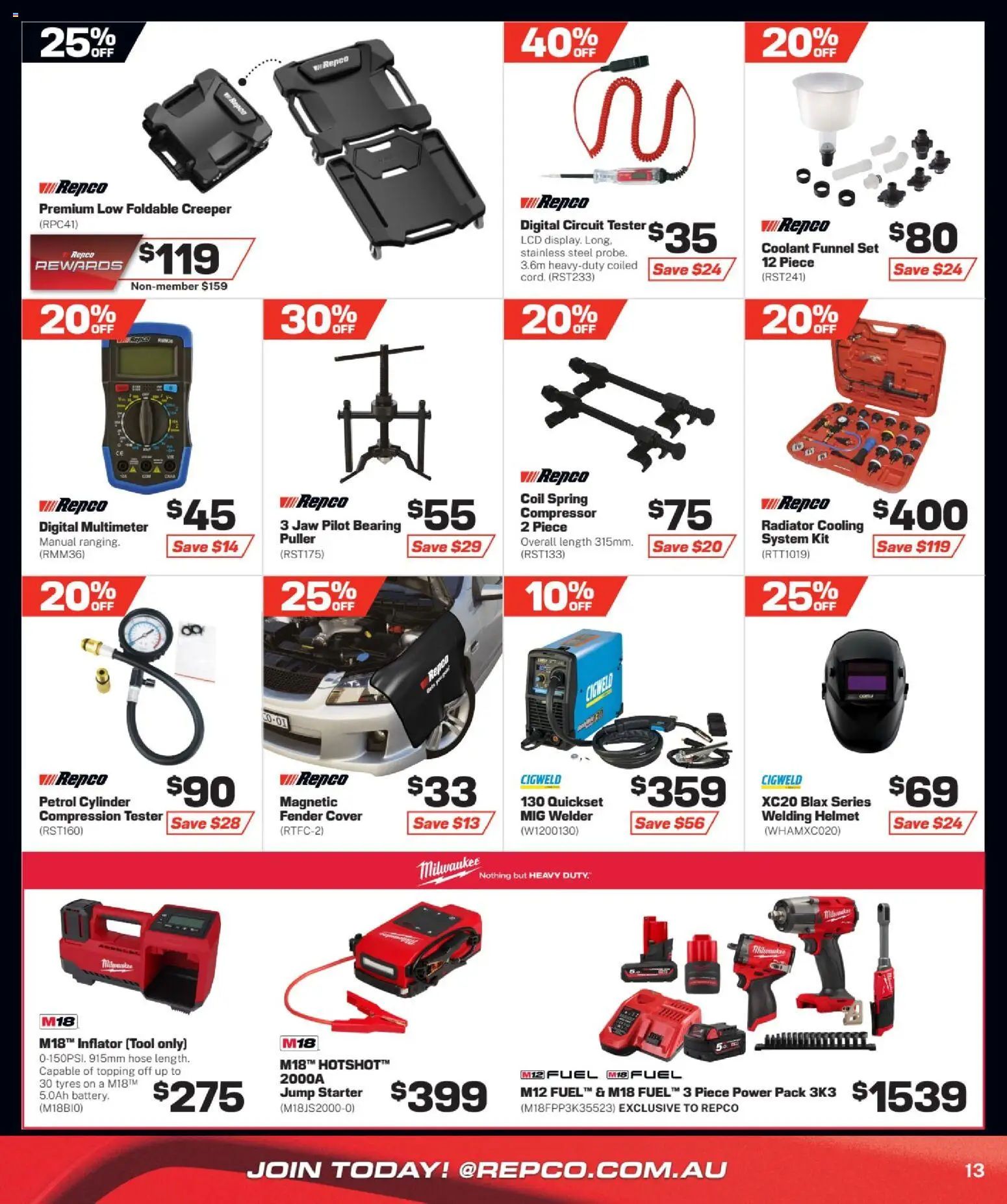 Repco catalogue - valid from 28.01.2026 | Page: 13 | Products: Compression, Digital, Radiator