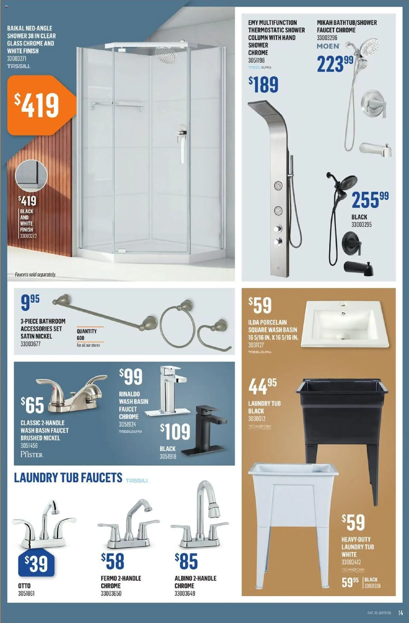 Canac flyer valid from 20.11.2025 | Page: 14 | Products: Shower