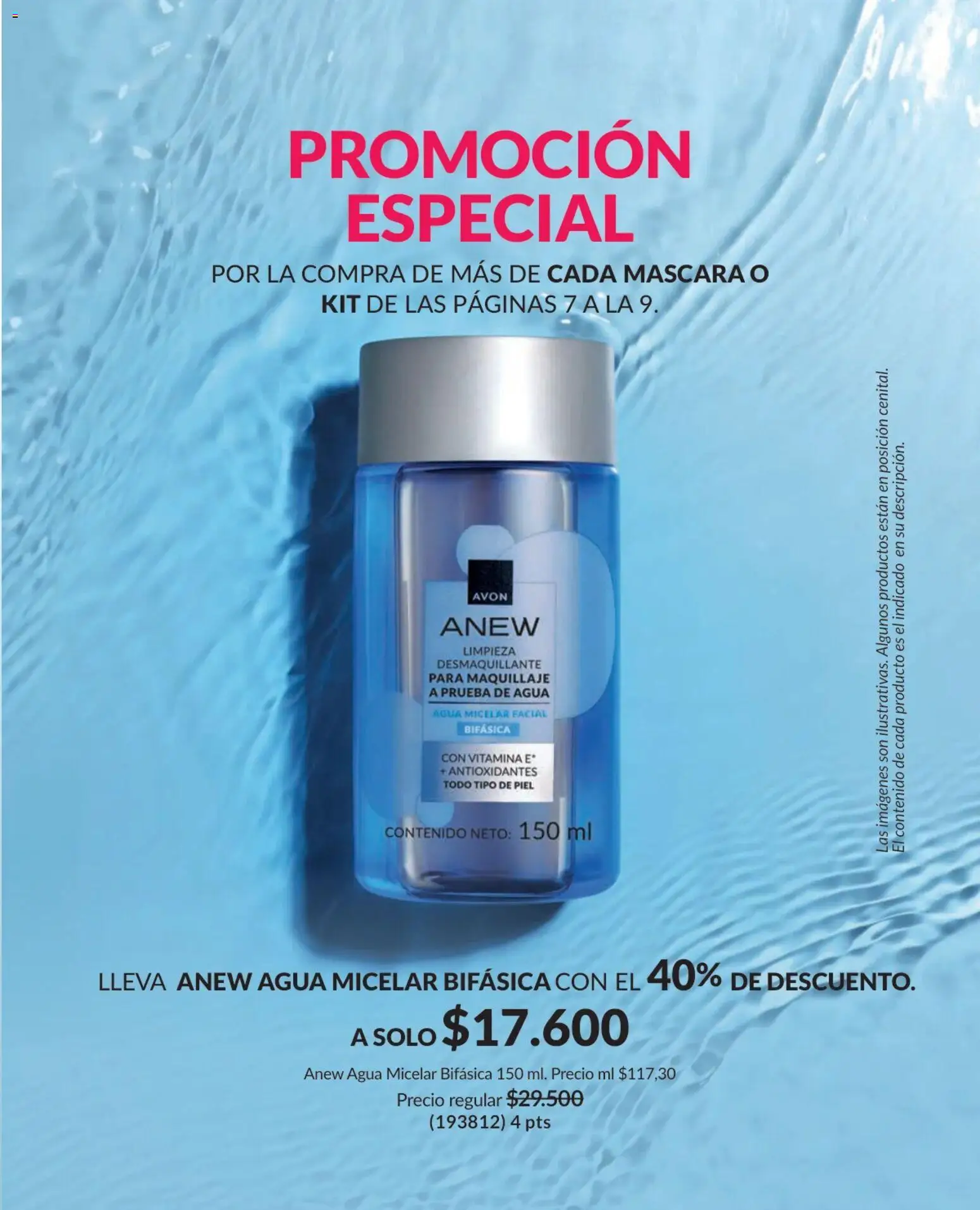 Avon revista - valida desde el 25.02.2026 | Página: 10 | Productos: Agua, Maquillaje, Máscara, Desmaquillante
