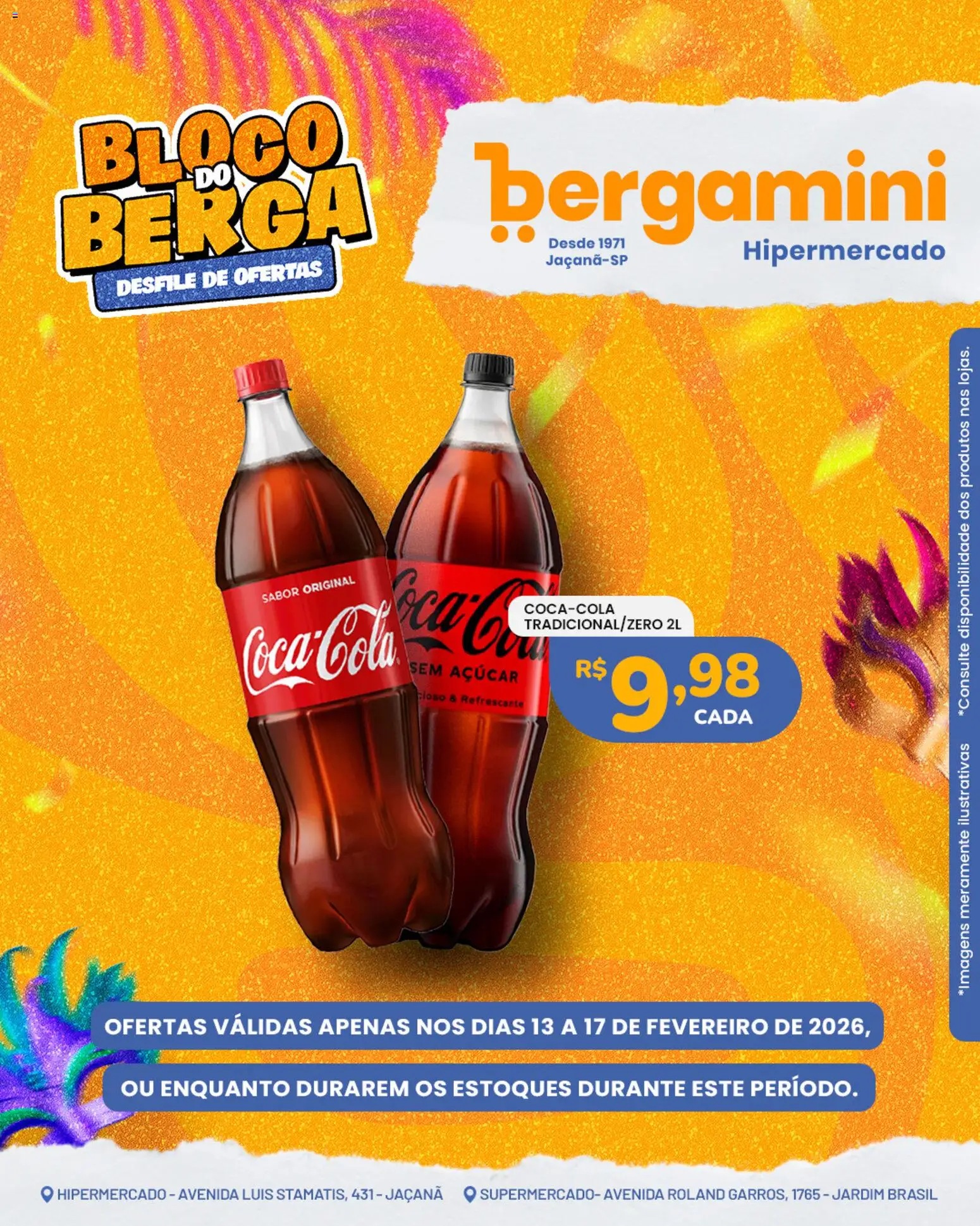 Supermercado Bergamini Folheto - válido de 13.02.2026 | Página: 17 | Produtos: Açúcar