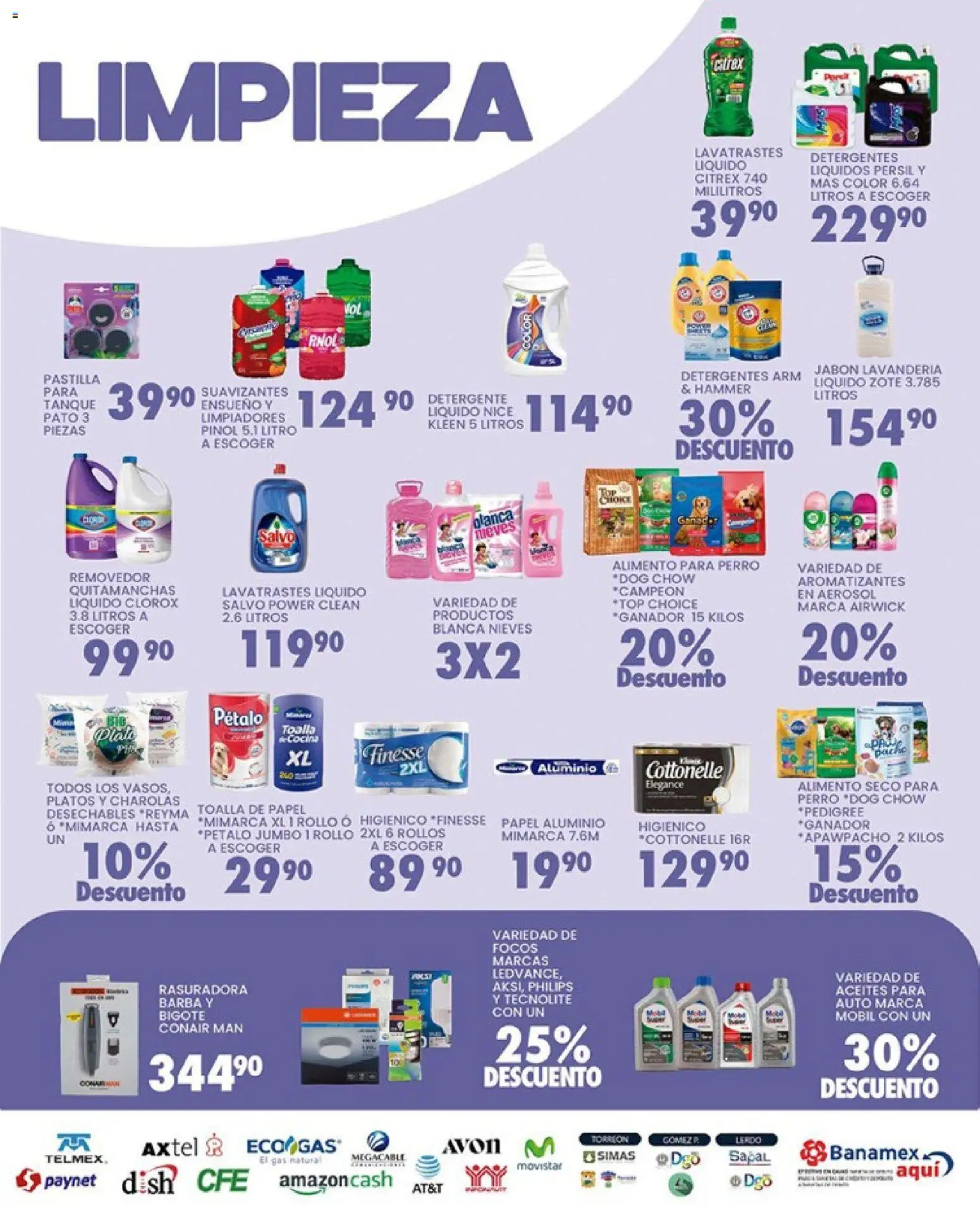Nuevas ofertas de Alsuper válidas en toda la República Mexicana desde el 17.02.2026. ¡Encuentra las mejores ofertas en Alsuper folleto Laguna! | Página: 5 | Productos: Toalla, Rasuradora, Top, Jabón