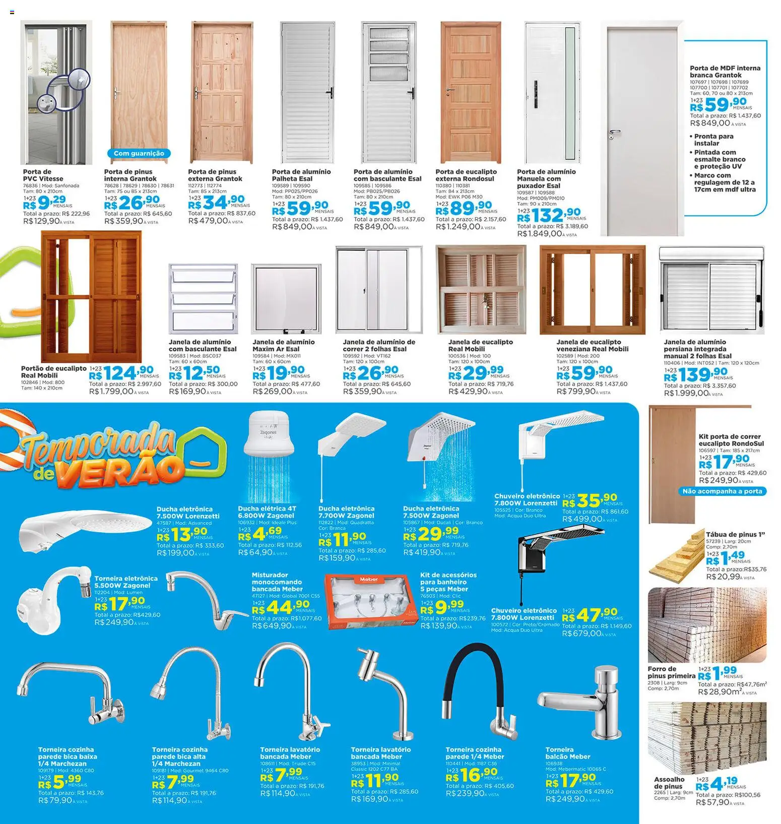 Lojas Solar Folheto - válido de 01.01.2026 | Página: 7 | Produtos: Ducha eletrônica, Guarnição, Lavatório, Tábua