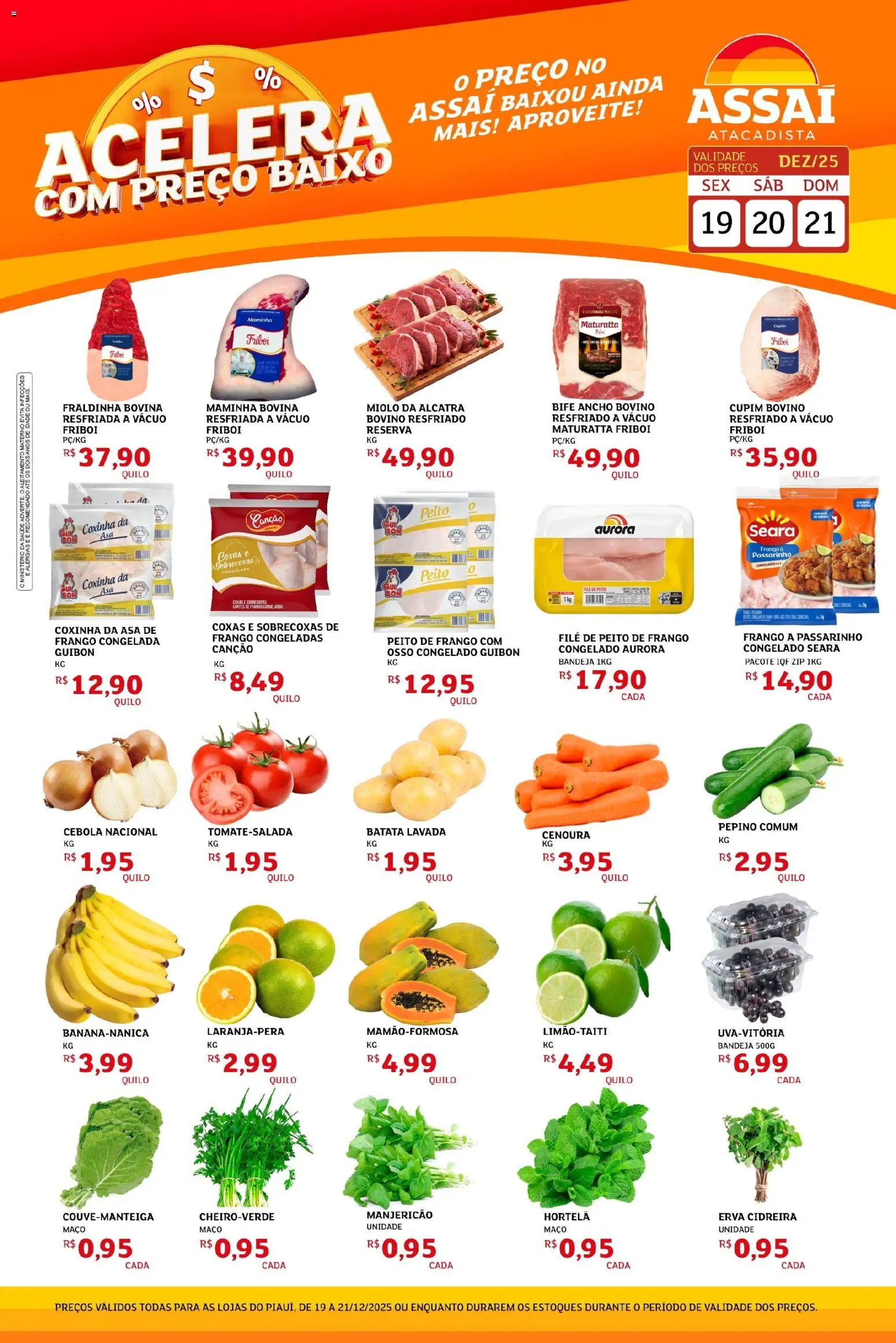 Assaí Atacadista Folheto - válido de 14.01.2026 | Página: 1 | Produtos: Maminha, Cenoura, Baixo, Peito de frango