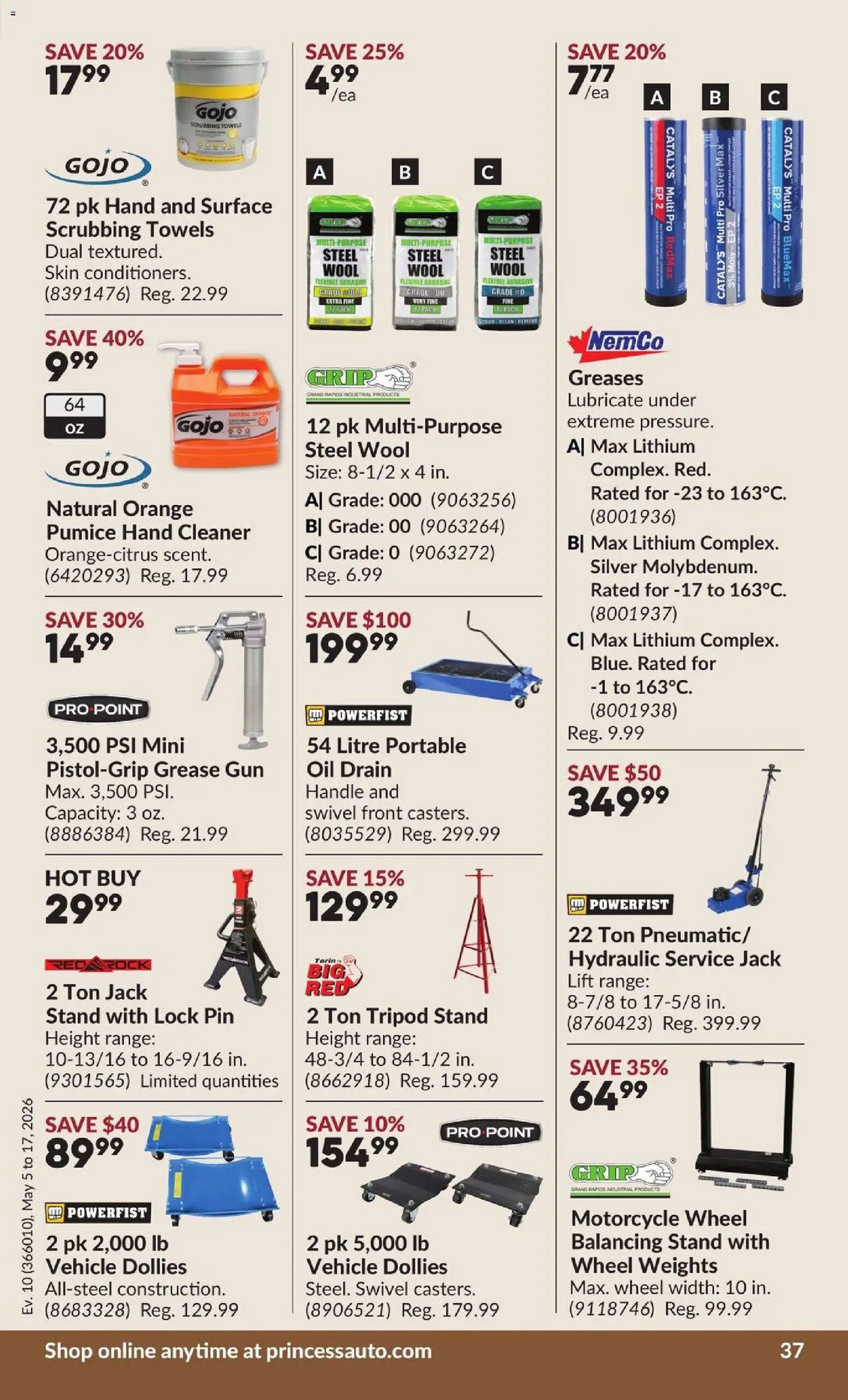 Princess Auto flyer valid from 05.05.2026 | Page: 43 | Products: Oil