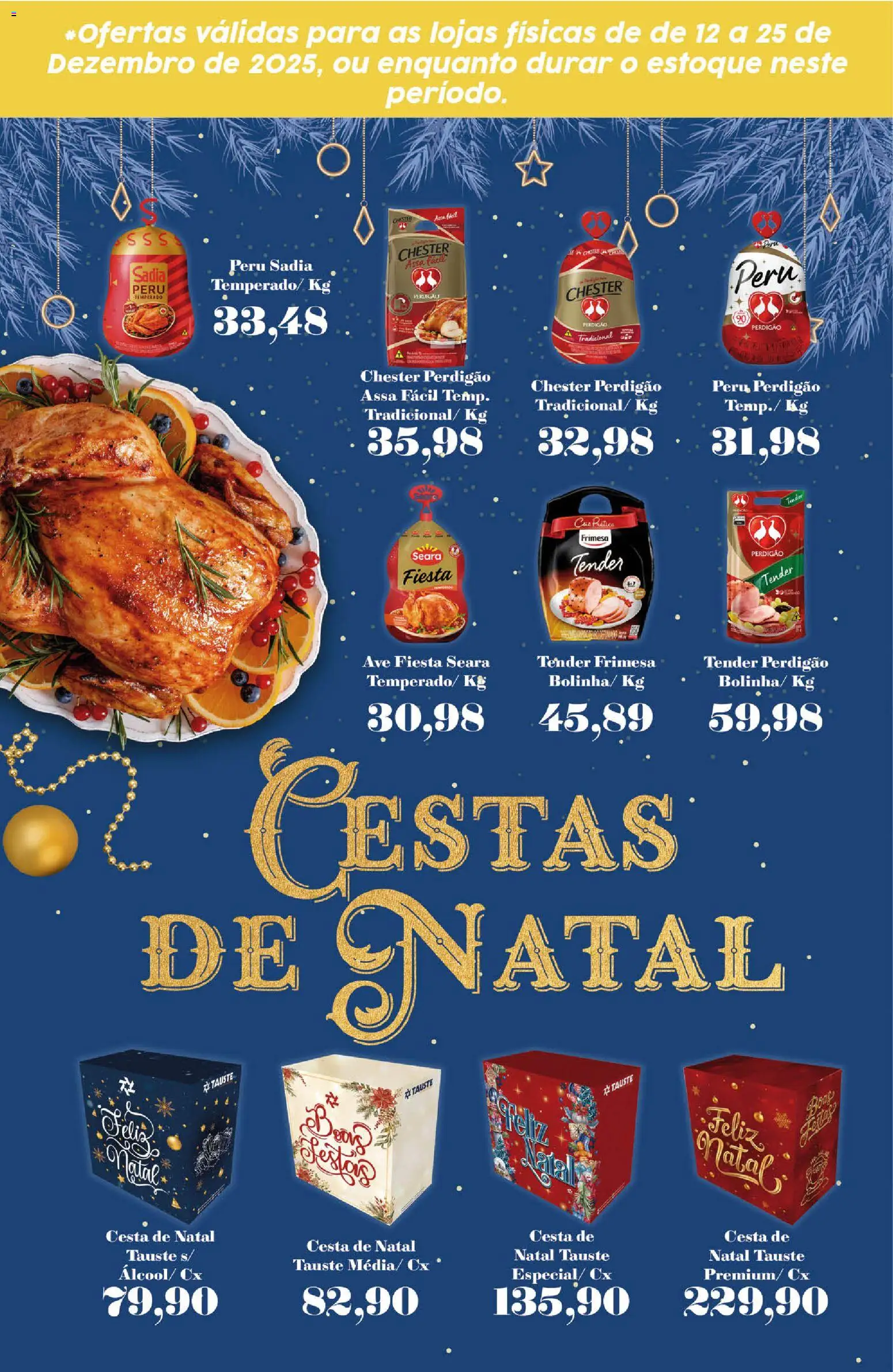 Tauste Folheto - válido de 12.12.2025 | Página: 2 | Produtos: Tender, Cesta, Chester perdigão