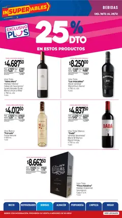 Vista previa La Anonima catálogo válido desde el 18.12.2025 | Página: 14 | Productos: Caja, Vino