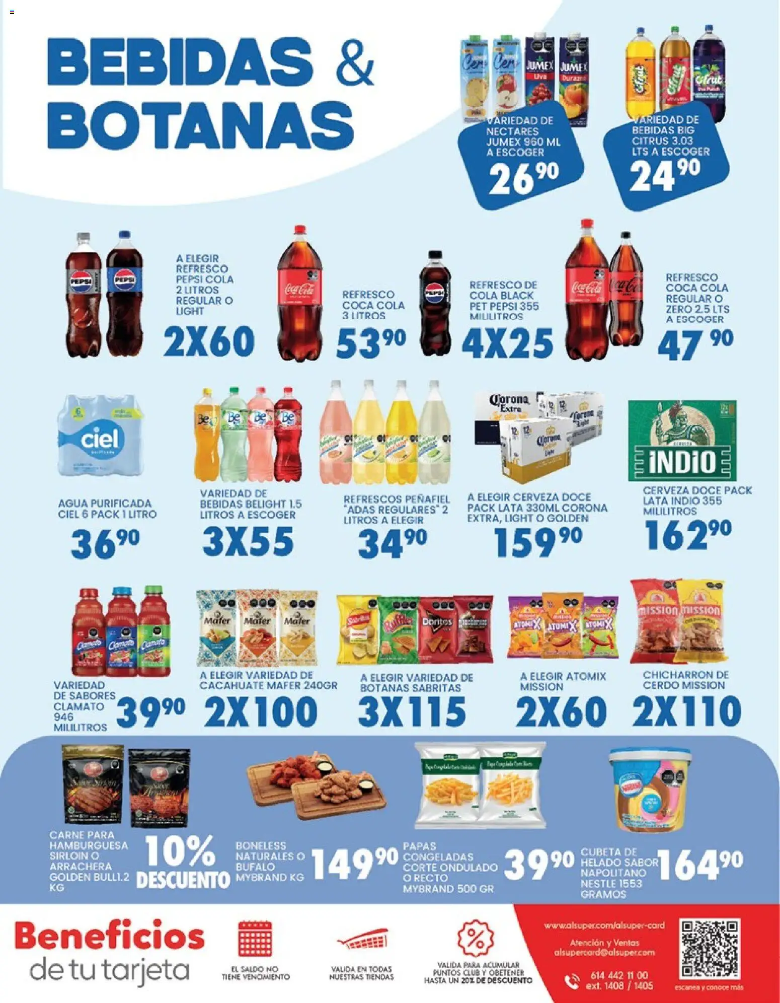 Nuevas ofertas de Alsuper válidas en toda la República Mexicana desde el 24.03.2026. ¡Encuentra las mejores ofertas en Alsuper folleto Saltillo! | Página: 7 | Productos: Refresco, Cacahuate, Cerdo, Helado