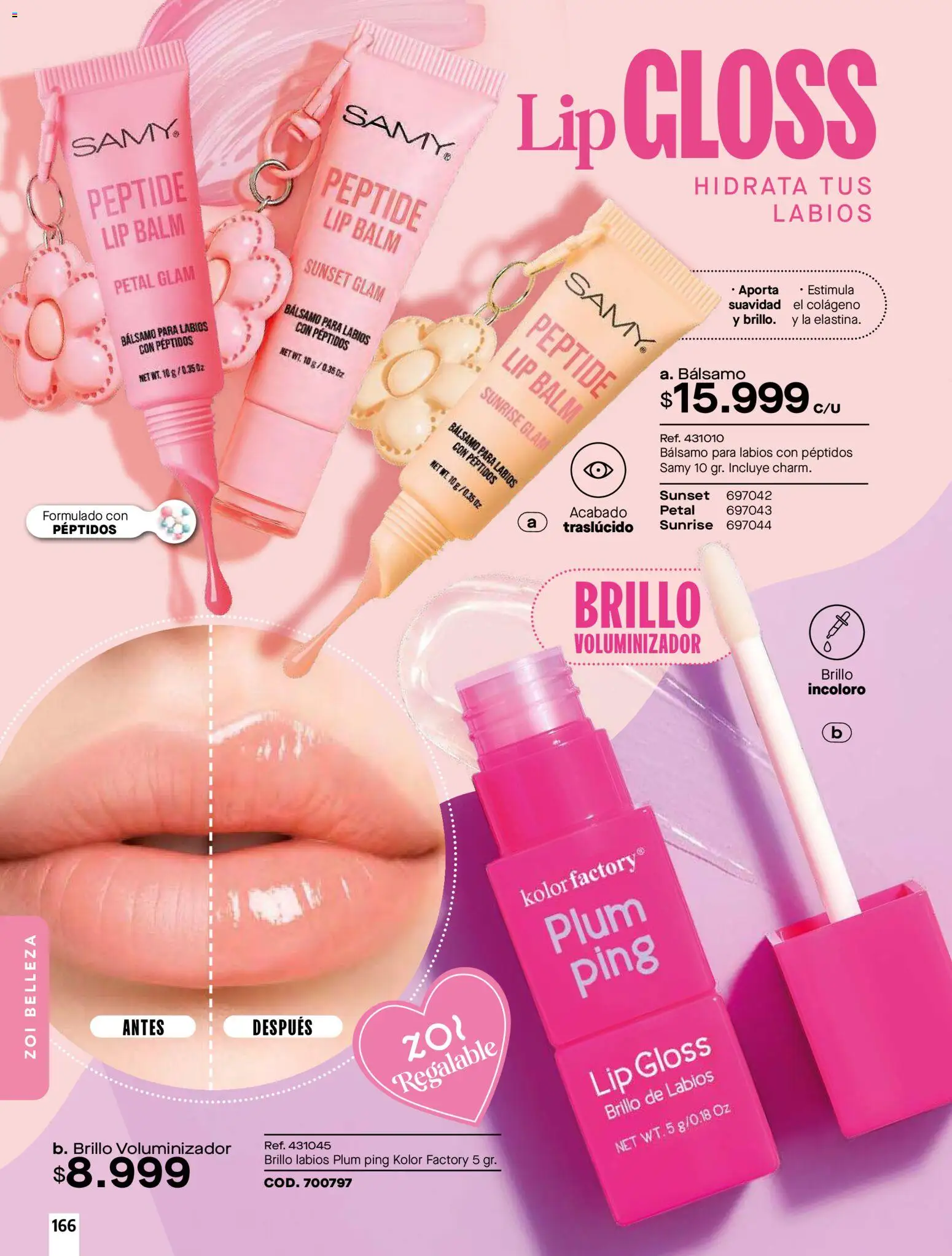 Pacifika revista - valida desde el 01.03.2026 | Página: 168 | Productos: Bálsamo, Brillo, Brillo de labios