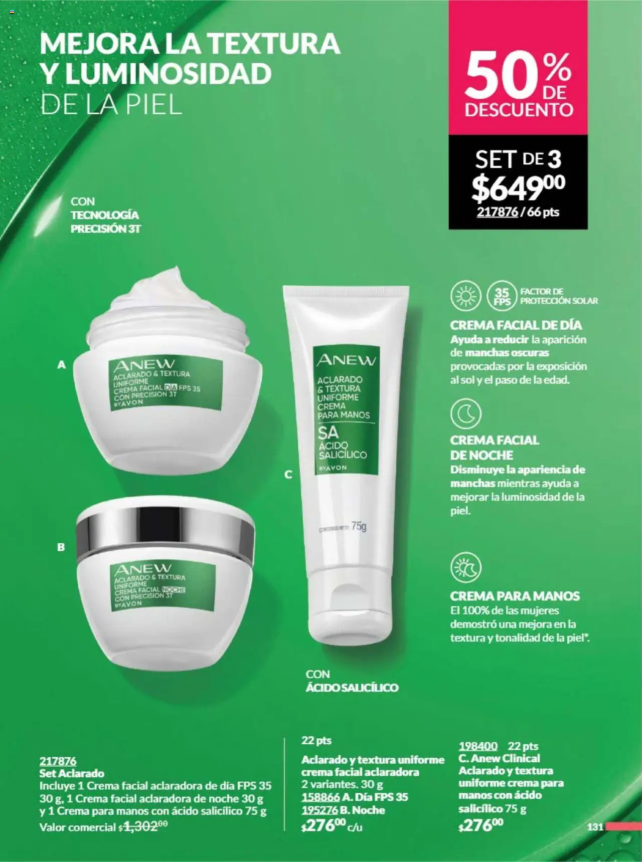Nuevas ofertas de AVON válidas en toda la República Mexicana desde el 12.09.2025. ¡Encuentra las mejores ofertas en AVON - Campaña 15 2025! | Página: 138 | Productos: Crema