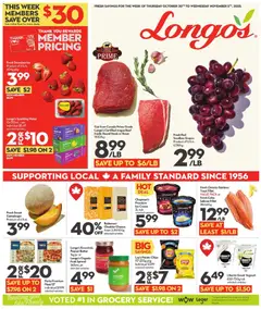 Preview of Longo's weekly flyer / circulaire from shop Longo's valid from 30.10.2025