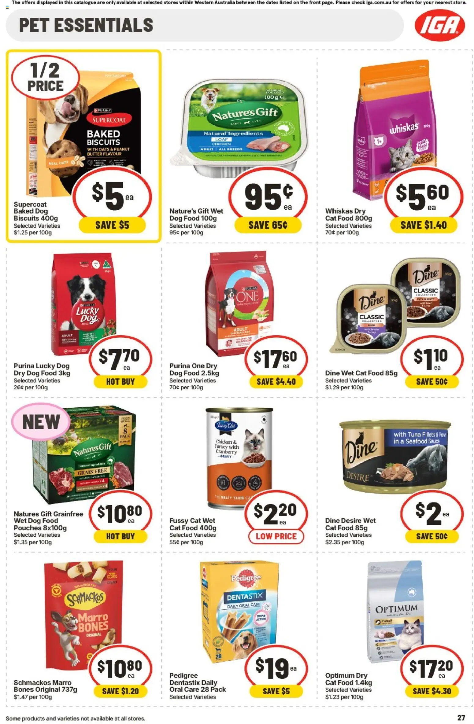 IGA catalogue - valid from 08.04.2026 | Page: 27 | Products: Chicken, Oats, Biscuits, Tuna