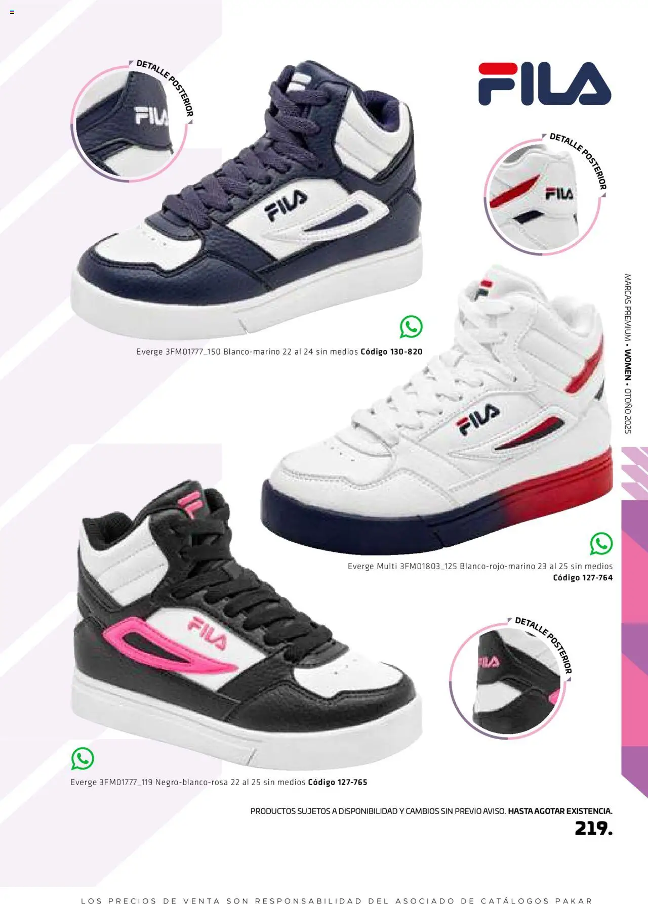 Nuevas ofertas de SC Pakar válidas en toda la República Mexicana desde el 29.08.2025. ¡Encuentra las mejores ofertas en SC Pakar - Catálogo Otoño Women! | Página: 219