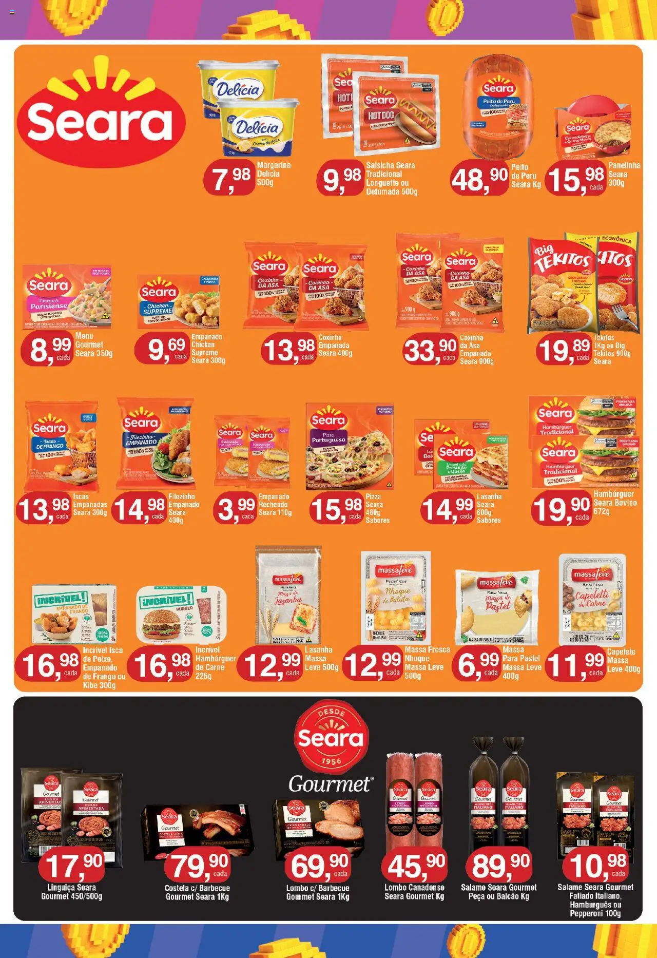 Royal Supermercados Folheto - válido de 15.09.2025 | Página: 4 | Produtos: Salsicha, Lombo, Hambúrguer, Lasanha
