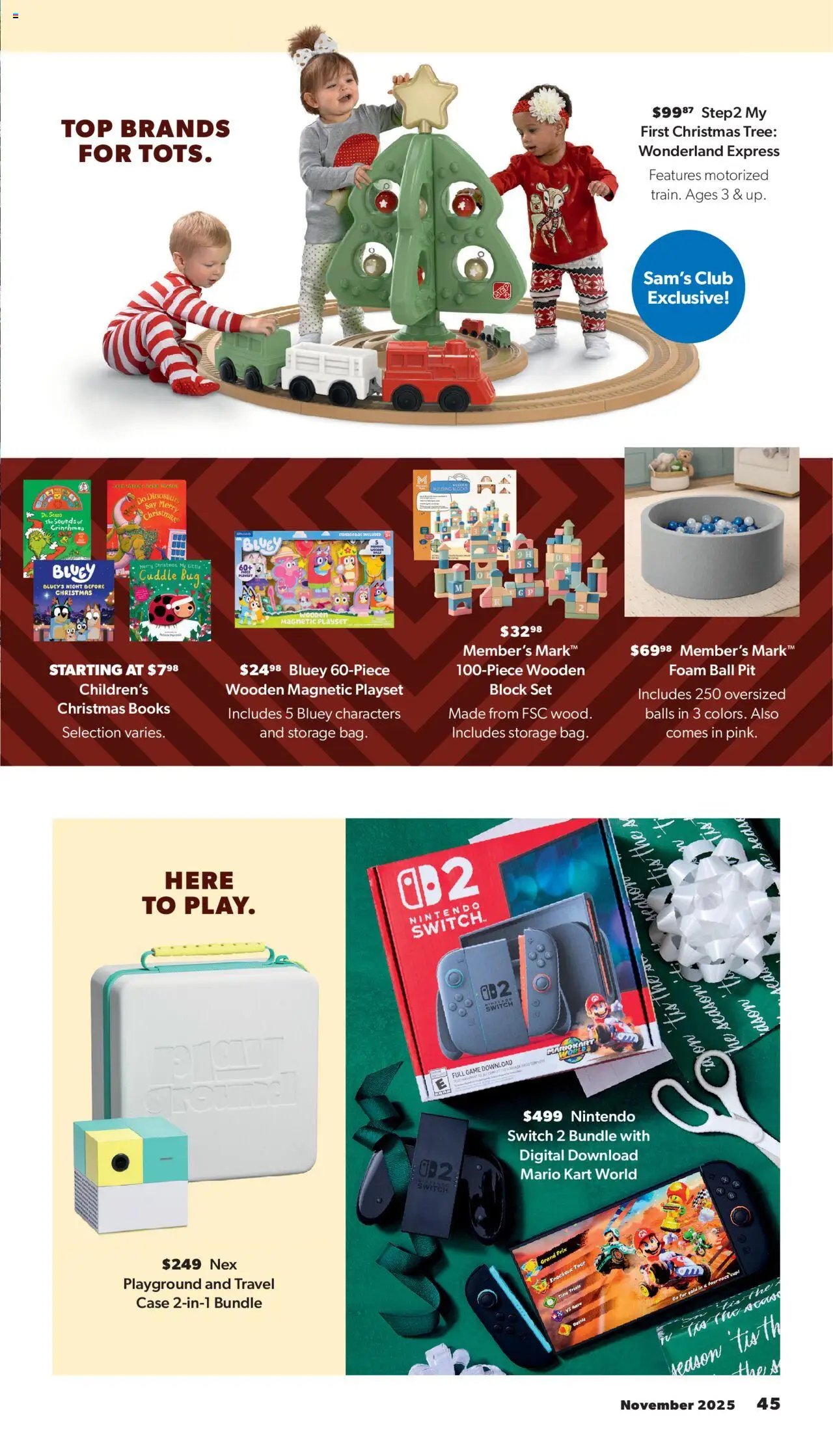 Sam's Club Black Friday - valid from 29.10.2025 | Page: 45 | Products: Switch, Game, Case, Nintendo