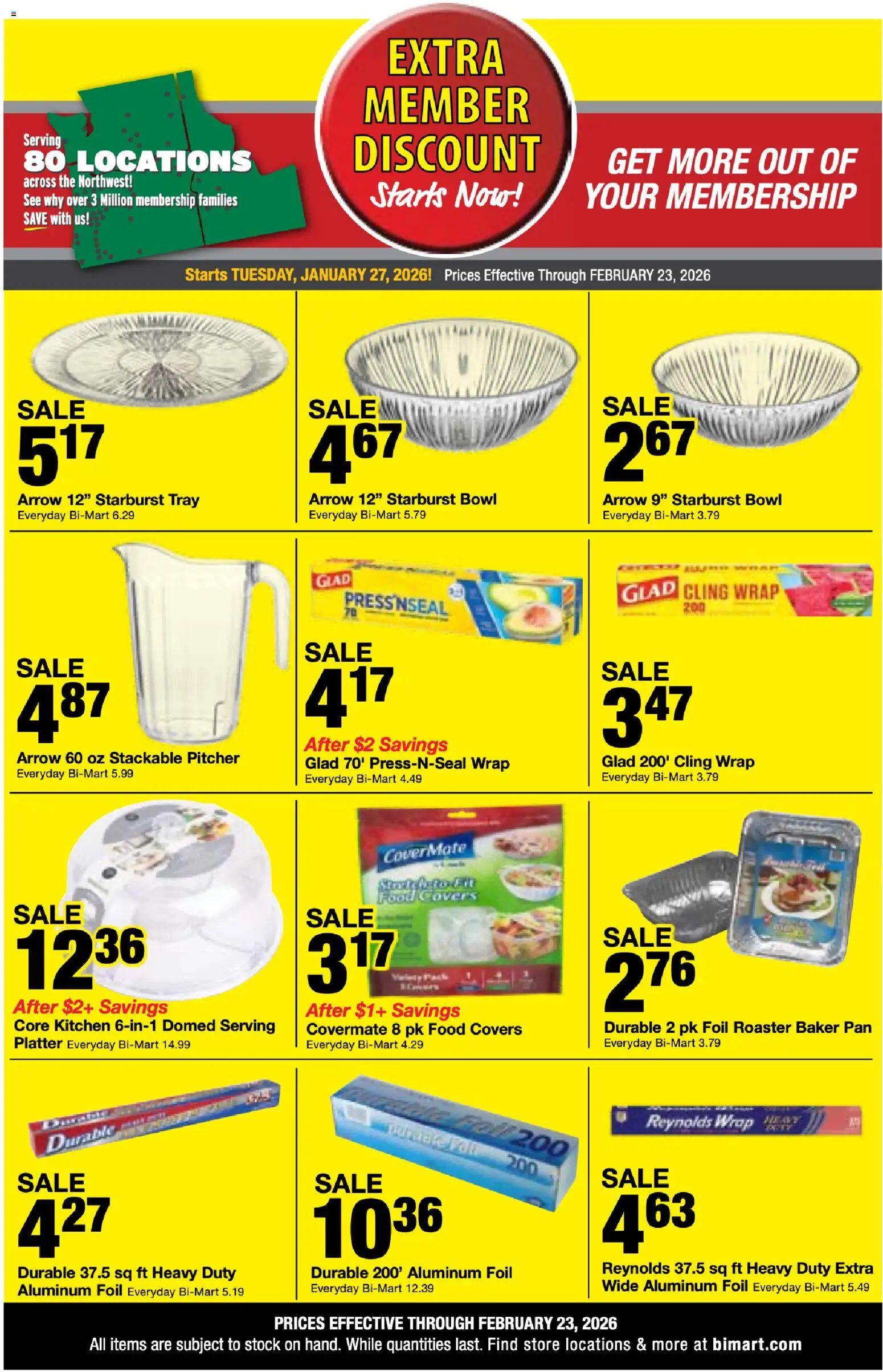 Bi-Mart Weekly Ad - valid from 27.01.2026 | Page: 10 | Products: Pan, Arrow