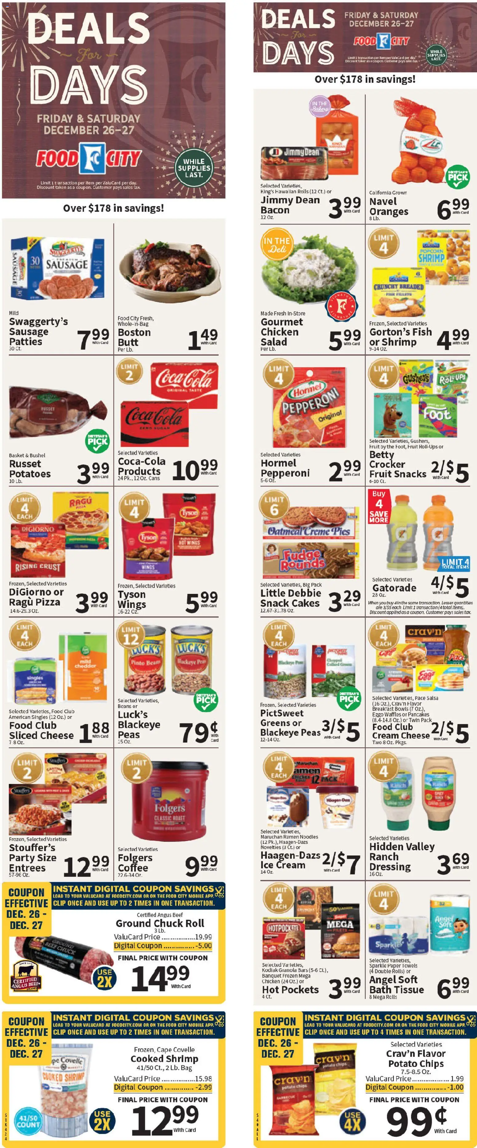 Food City Weekly Ad - valid from 26.12.2025 | Page: 1