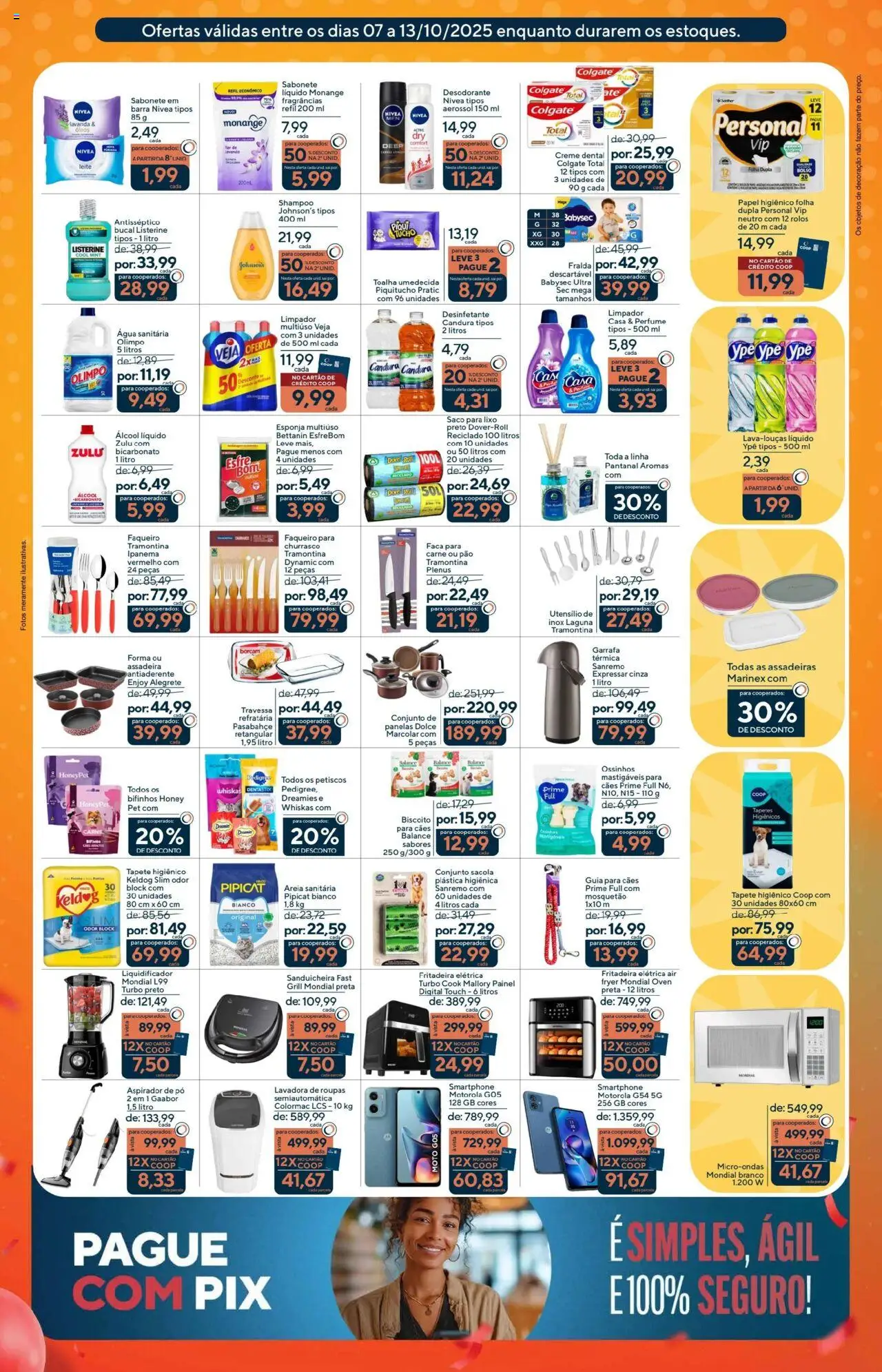 Coop Folheto - válido de 07.10.2025 | Página: 4 | Produtos: Perfume, Lavadora de roupas, Tapete, Microondas