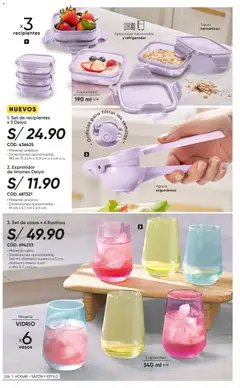 Vista previa de folleto Azzorti - Campaña 5 de la Azzorti válido desde 16.02.2026 | Página: 229 | Productos: Limones, Vasos, Refrigerador, Exprimidor