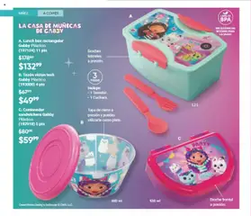 Nuevas ofertas de AVON válidas en toda la República Mexicana desde el 13.09.2025. ¡Encuentra las mejores ofertas en C. Contenedor sandwichera Gabby, Contenedor sandwichera Gabby Plástico.! | Página: 178
