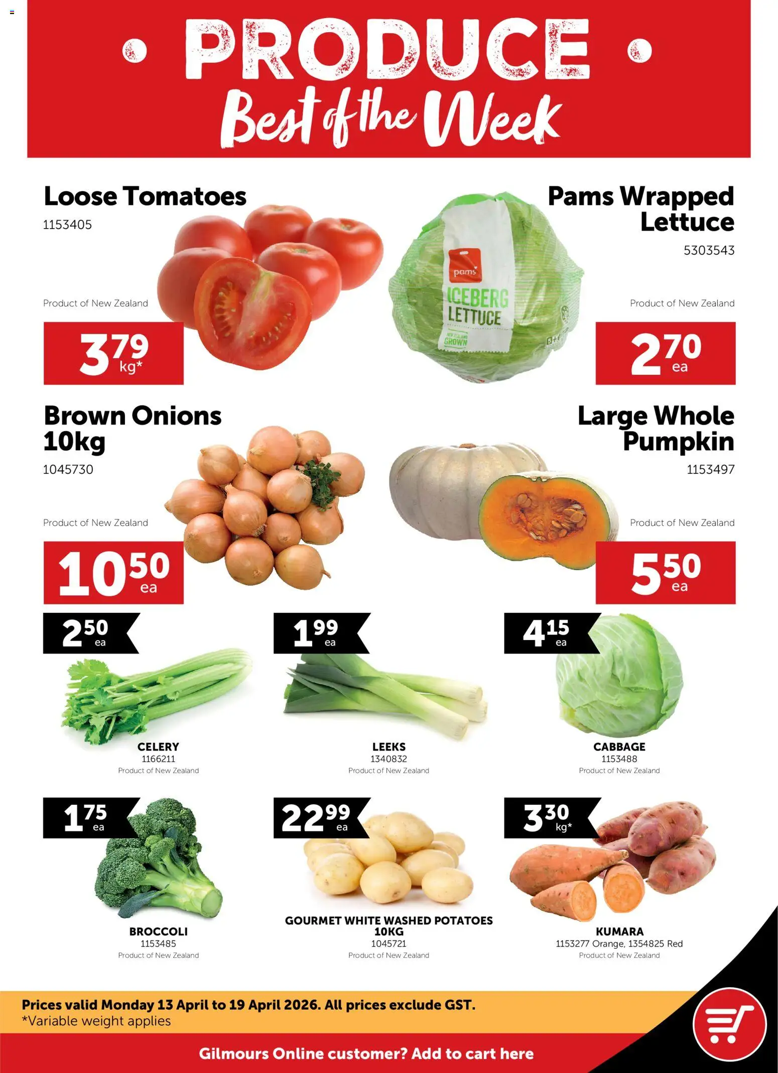 Gilmours catalogue from 13.04.2026 | Page: 1