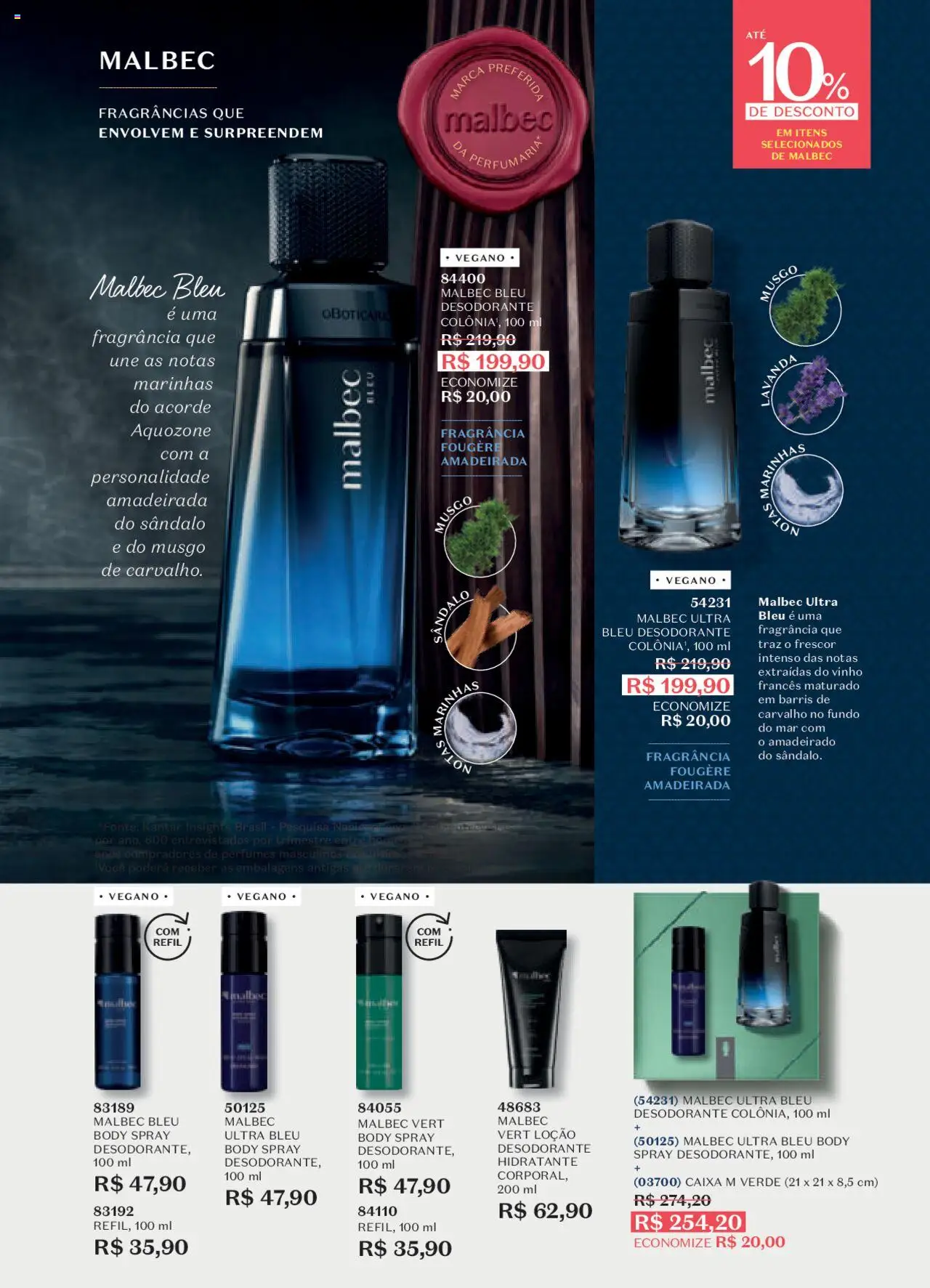 O Boticário Folheto - válido de 13.10.2025 | Página: 71 | Produtos: Desodorante, Vinho, Perfumes, Body