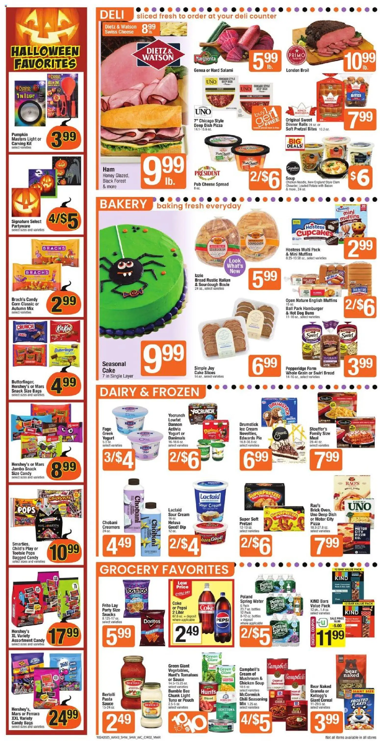 Star Market Weekly Ad - MA - valid from 24.10.2025 | Page: 2 | Products: Cheese, Sour cream, Ice cream, Water