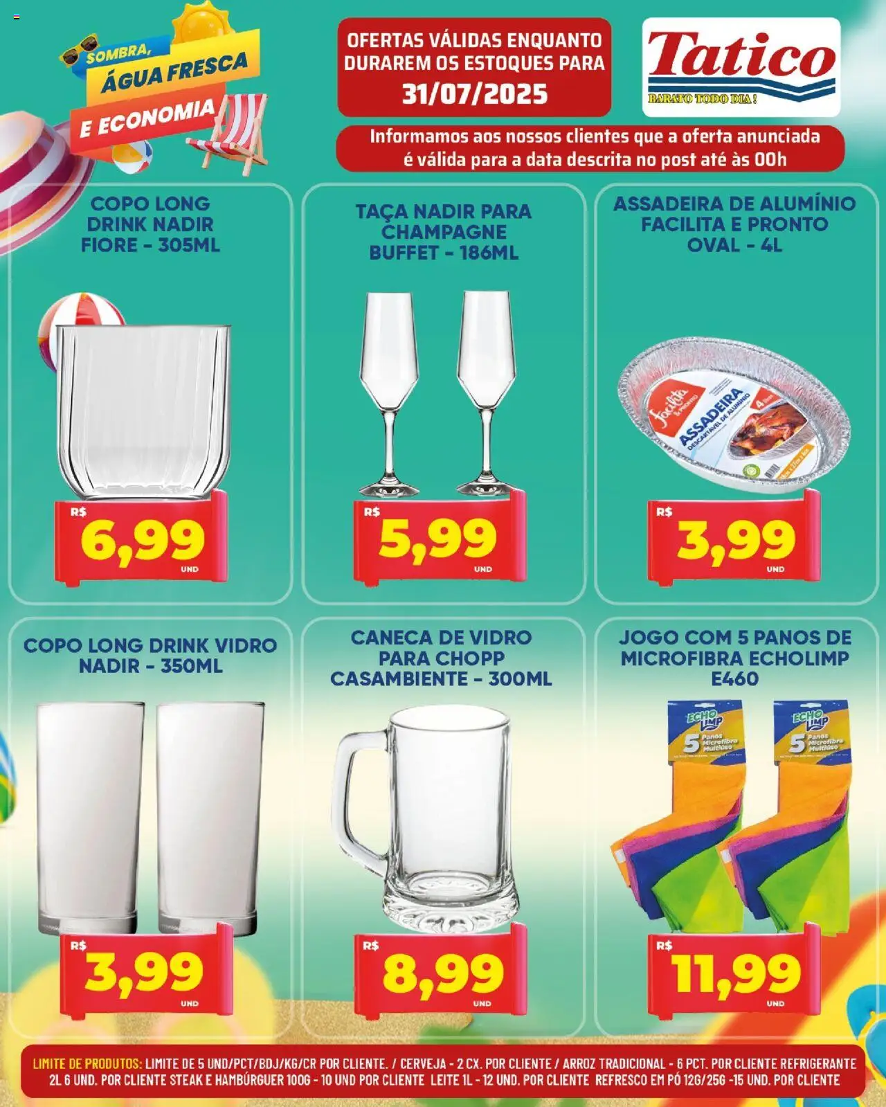 Tatico Folheto - válido de 31.07.2025 | Página: 24 | Produtos: Champagne, Pó, Cerveja, Arroz