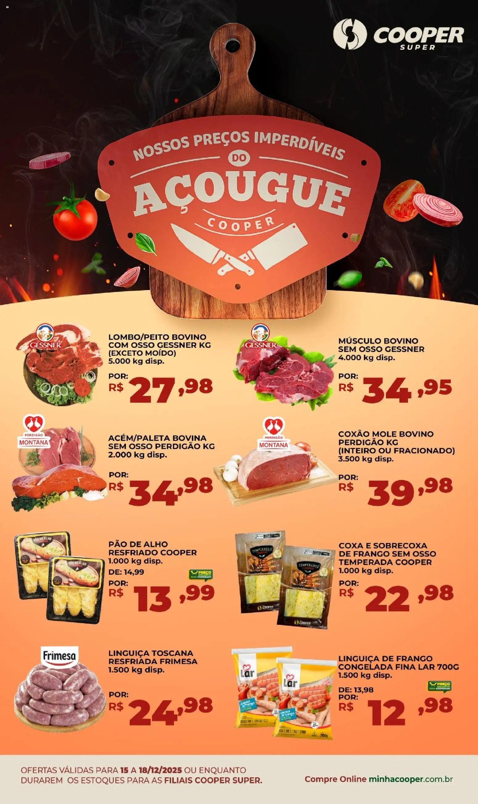 Cooper Folheto - válido de 15.12.2025 | Página: 1 | Produtos: Alho, Pao de alho, Pão, Frango