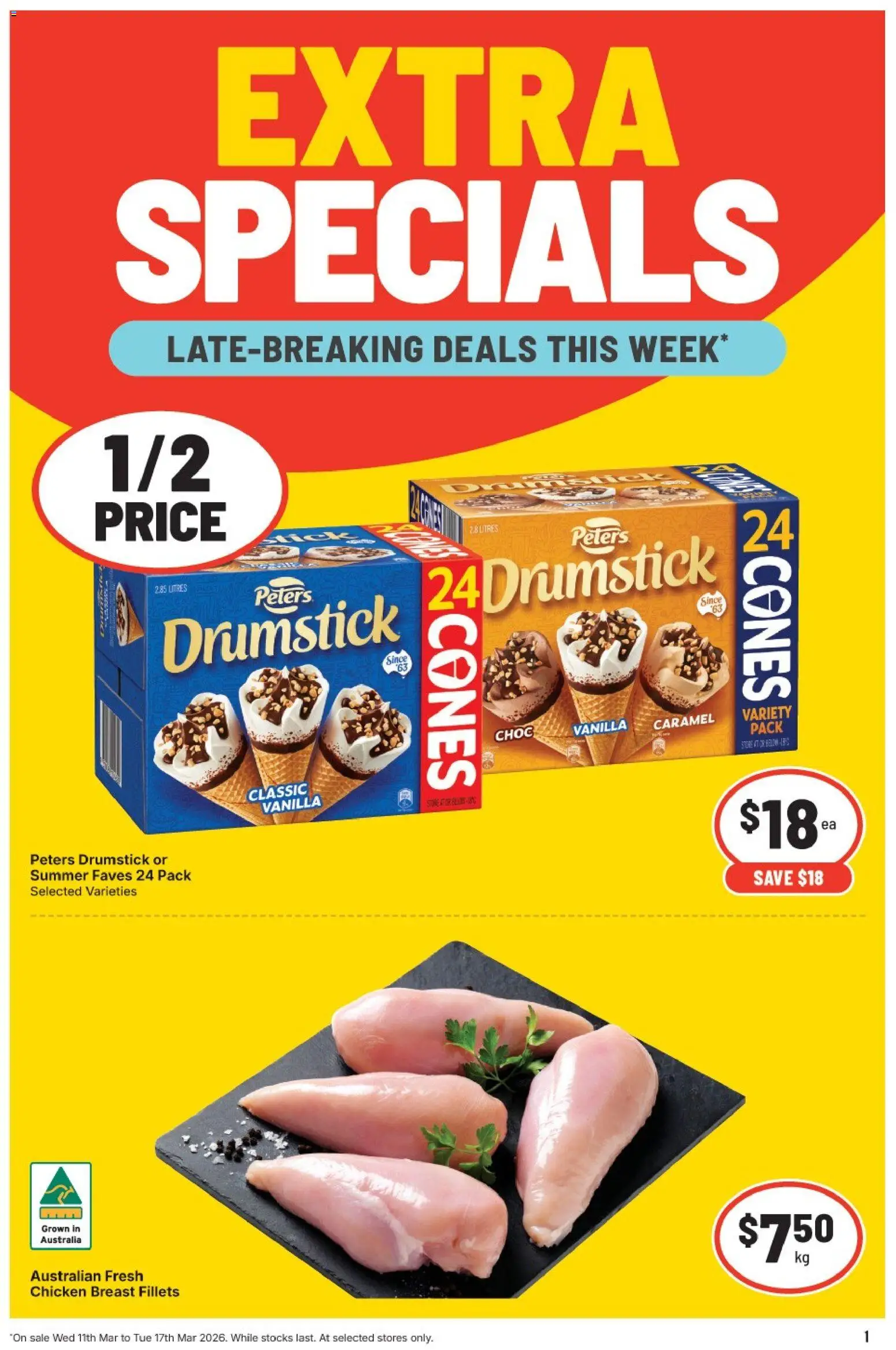 IGA catalogue - valid from 11.03.2026 | Page: 2 | Products: Duck, Chicken, Sugar, Turkey