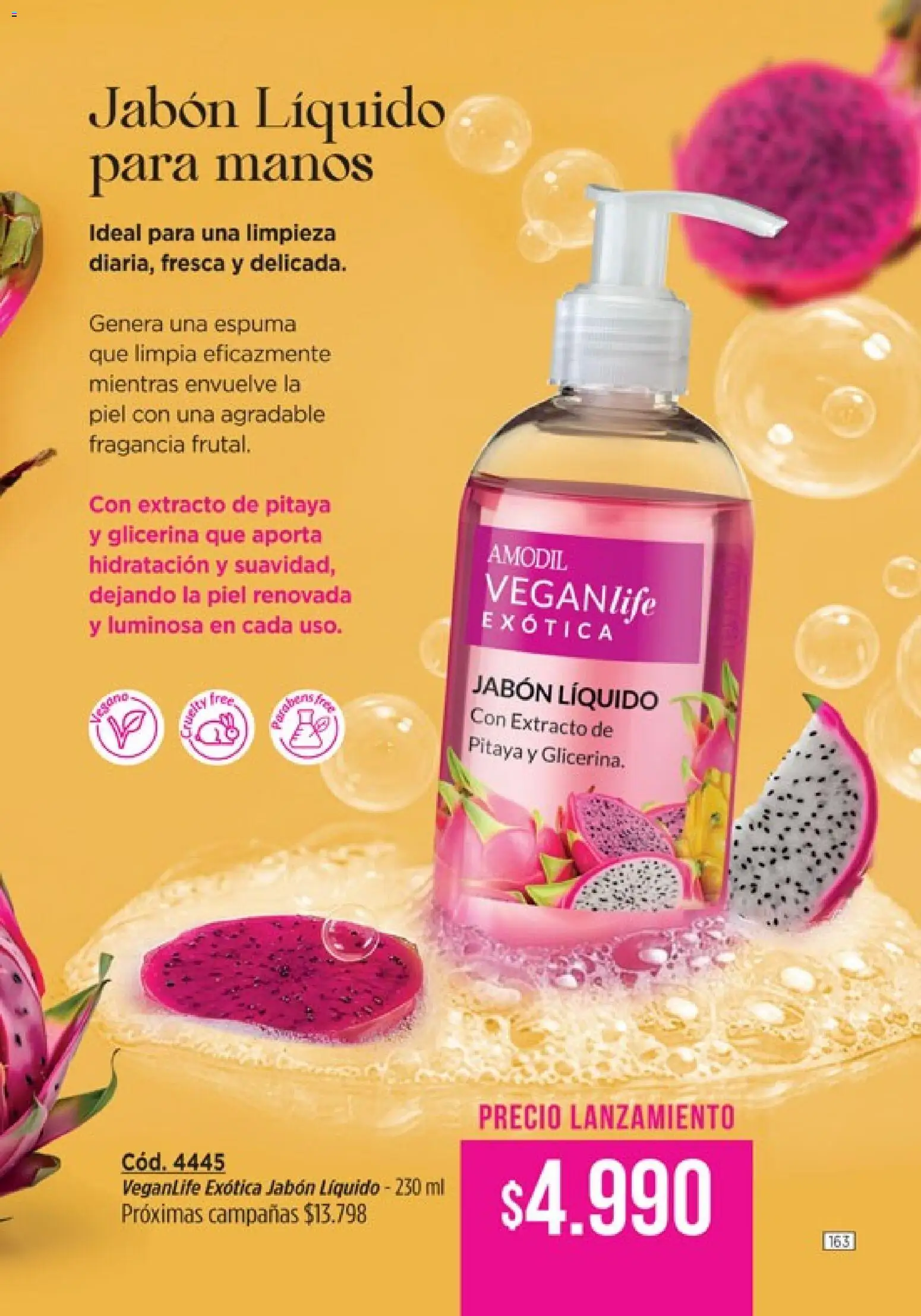 Amodil - Campaña 8 │ válido desde el 08.04.2026 | Página: 163 | Productos: Fragancia, Jabón líquido, Jabón, Espuma