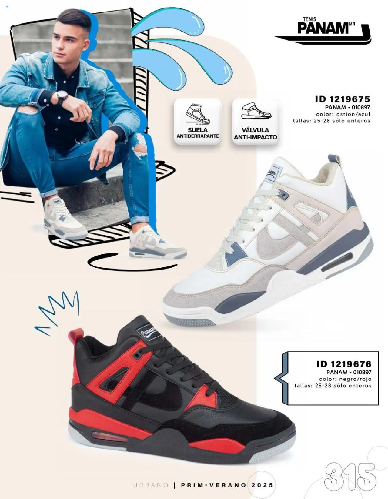 Nuevas ofertas de Price Shoes válidas en toda la República Mexicana desde el 24.01.2025. ¡Encuentra las mejores ofertas en Price Shoes catálogo Urbano! | Página: 315 | Productos: Tenis, Válvula