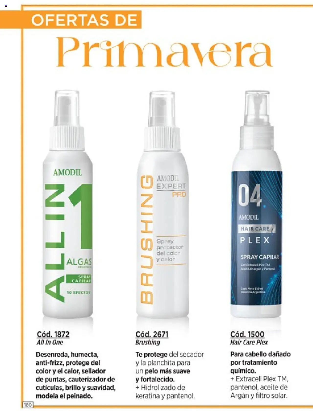 Catálogo Amodil Campaña 14 │ válido desde el 19.08.2025 | Página: 160 | Productos: Aceite, Brillo, Té