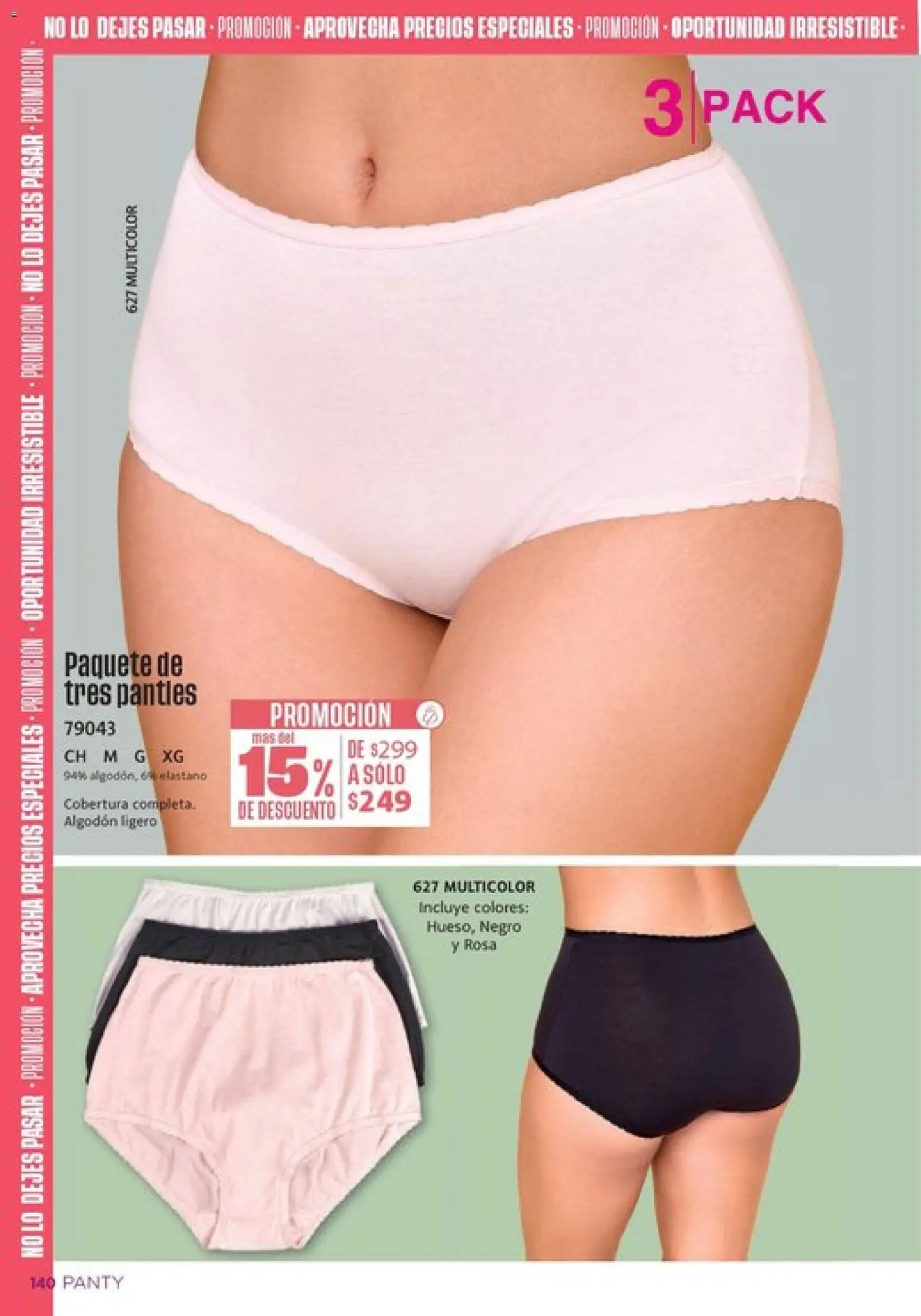 Nuevas ofertas de Ilusión válidas en toda la República Mexicana desde el 01.03.2026. ¡Encuentra las mejores ofertas en Ilusión catálogo Primavera! | Página: 142 | Productos: Algodón