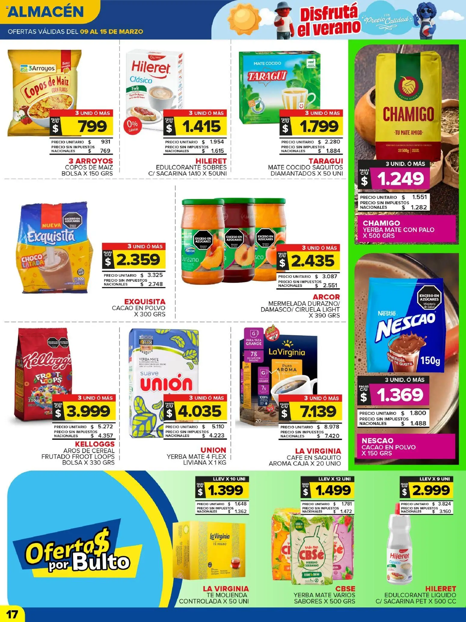 Carrefour Maxi catálogo │ válido desde el 09.03.2026 | Página: 17 | Productos: Bolsa, Edulcorante, Café, Té