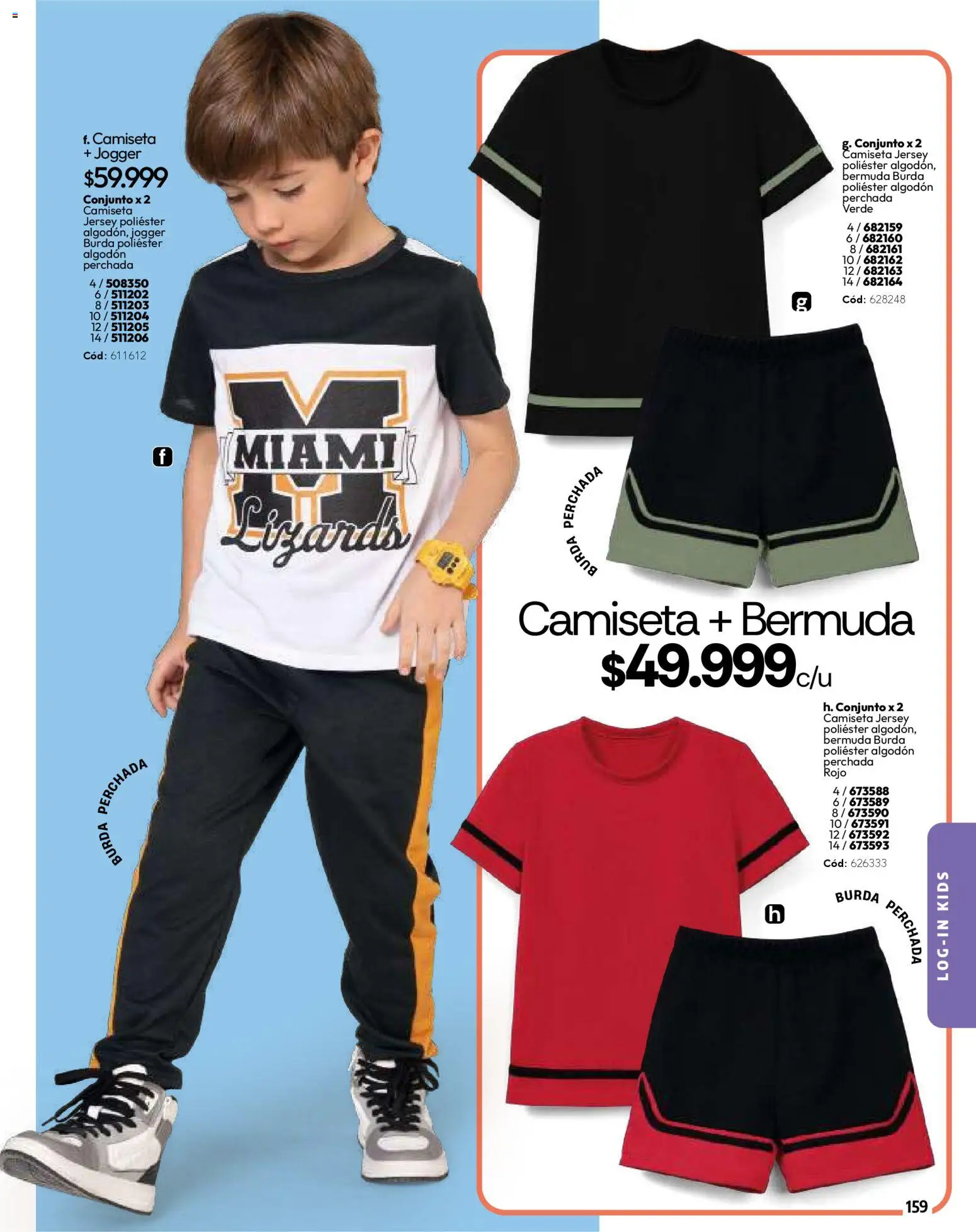 Carmel revista - valida desde el 01.03.2026 | Página: 159 | Productos: Algodón, Bermuda, Camiseta, Conjunto