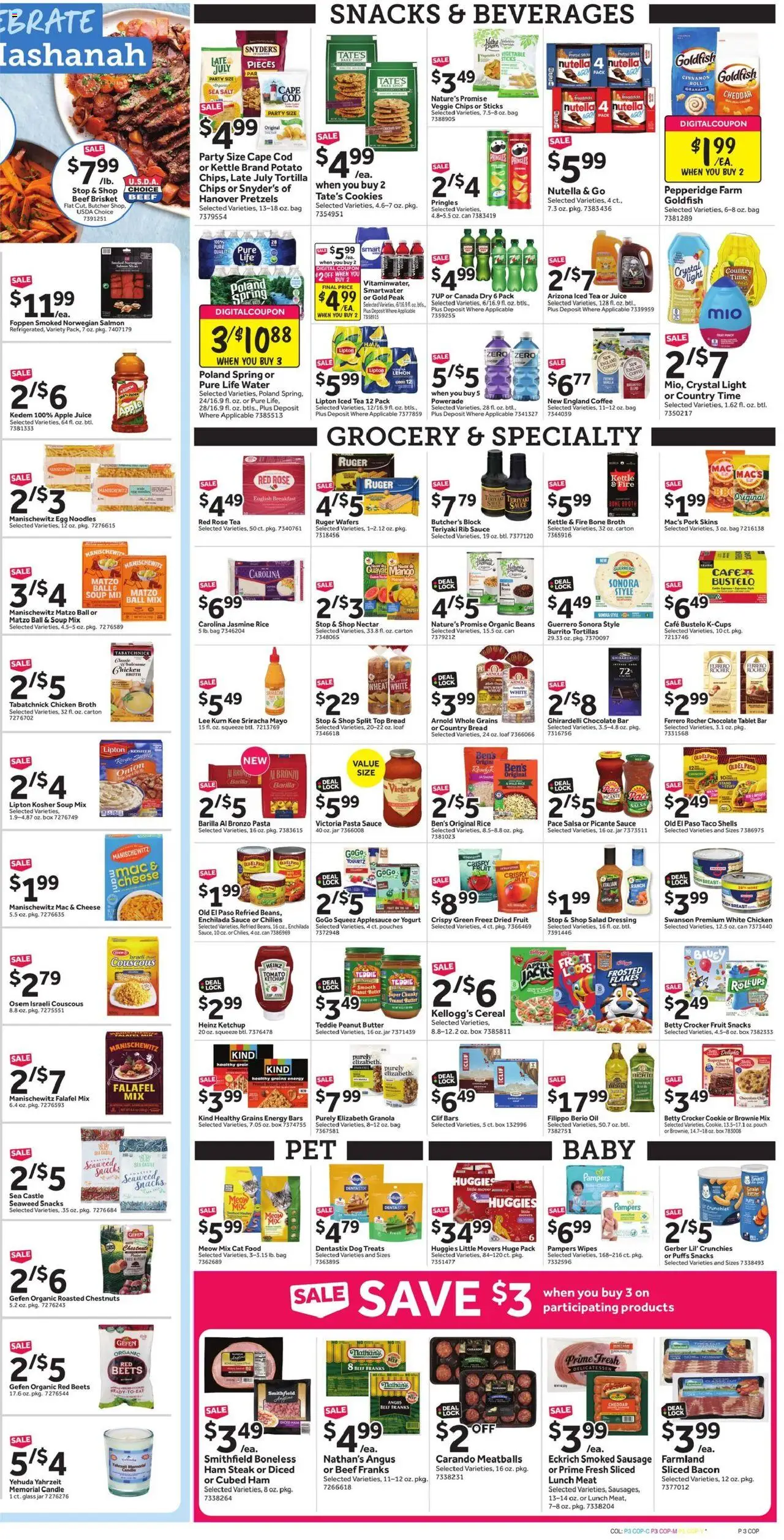 Stop & Shop Weekly Circular - NY - valid from 19.09.2025 | Page: 4 | Products: Box, Bread, Tablet, Bag