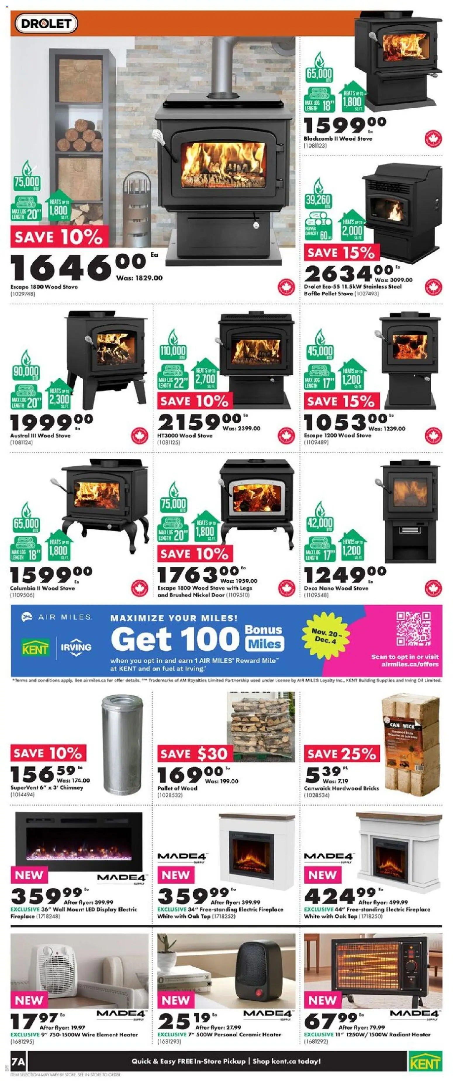 Kent flyer valid from 27.11.2025 | Page: 8 | Products: Stove, Oil