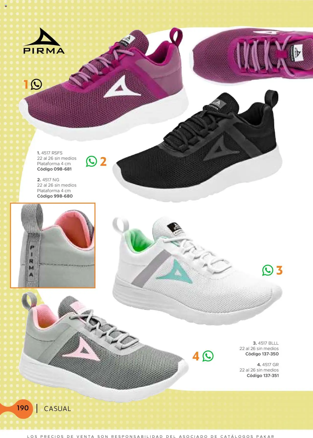 Nuevas ofertas de SC Pakar válidas en toda la República Mexicana desde el 24.07.2025. ¡Encuentra las mejores ofertas en SC Pakar - Catálogo Casual otoño / invierno! | Página: 190