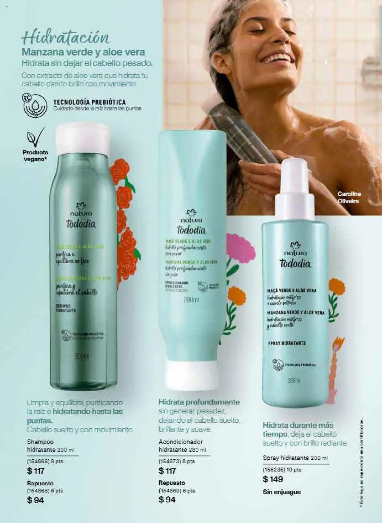 Nuevas ofertas de Natura válidas en toda la República Mexicana desde el 17.09.2025. ¡Encuentra las mejores ofertas en Natura - Campaña 15 2025! | Página: 136 | Productos: Manzana, Brillo, Radiante, Acondicionador