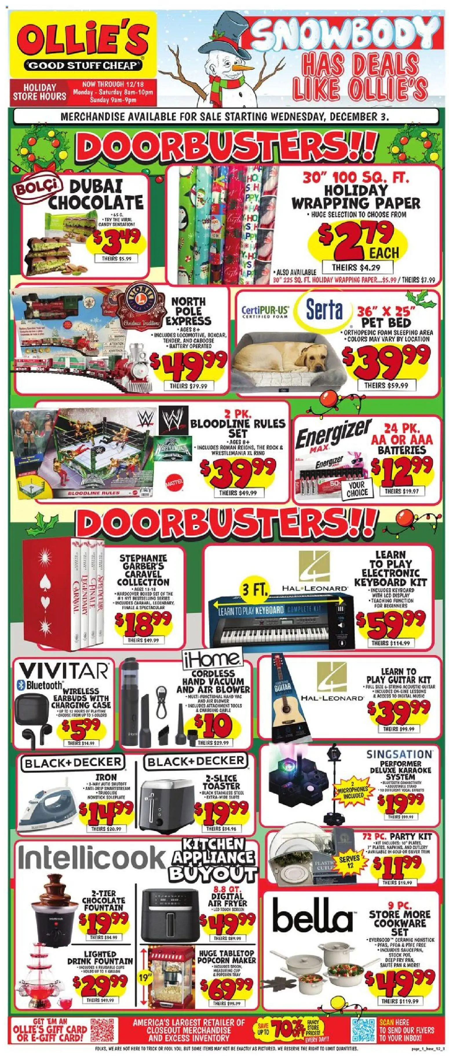 Ollie's Weekly Ad - valid from 03.12.2025 | Page: 1