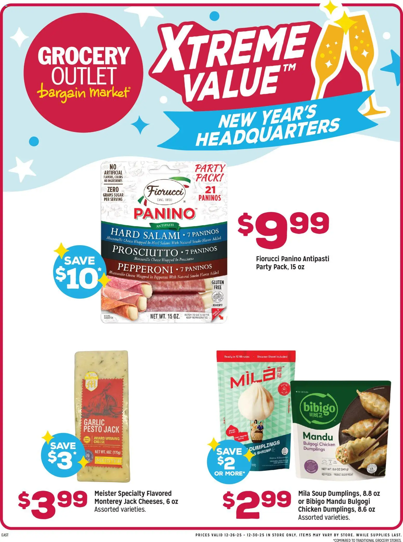 Grocery Outlet Weekly Ad - PA - valid from 24.12.2025 | Page: 2 | Products: Salami, Sugar, Garlic, Weight