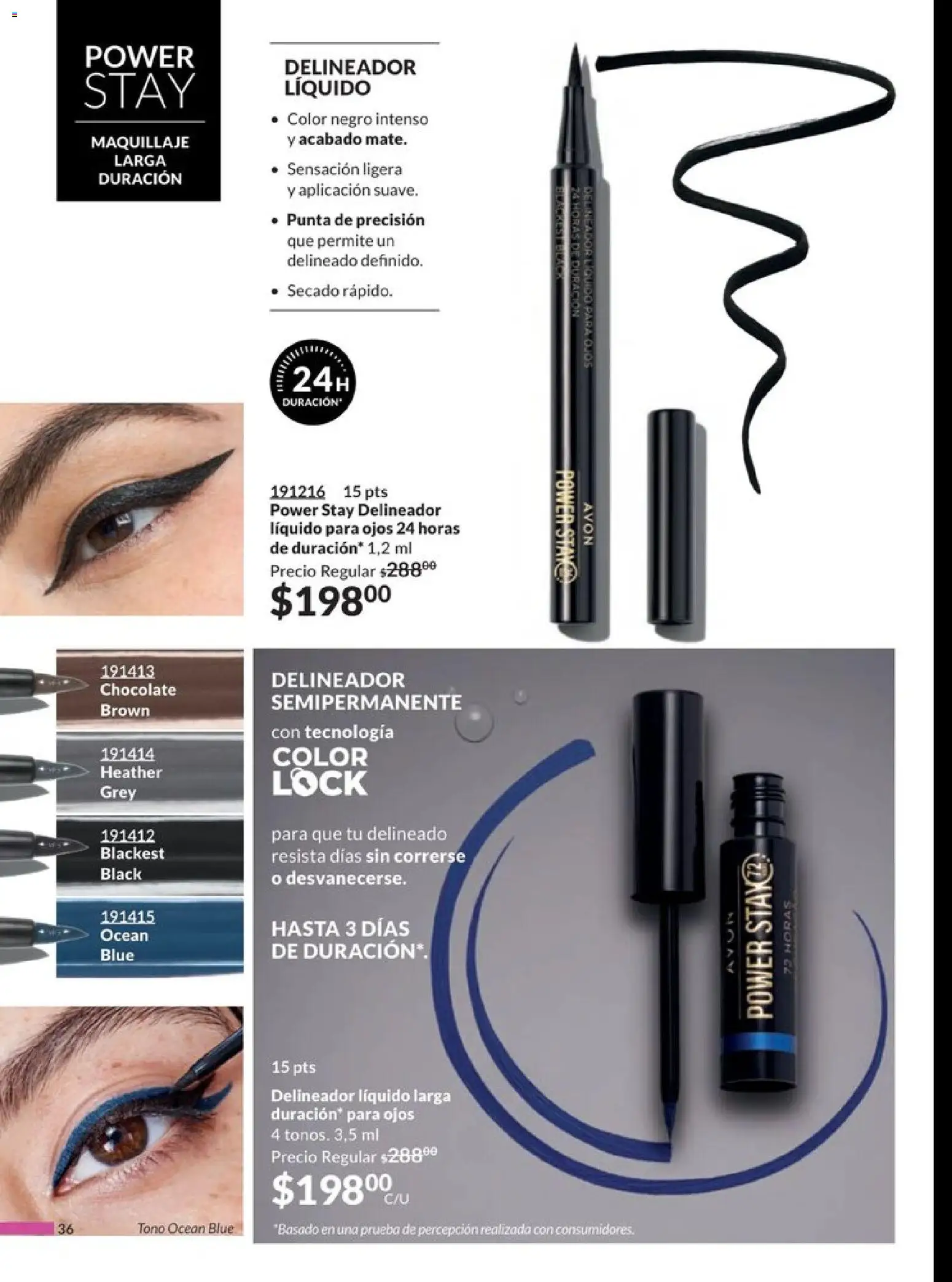 Nuevas ofertas de AVON válidas en toda la República Mexicana desde el 20.12.2025. ¡Encuentra las mejores ofertas en AVON campaña 1 2026! | Página: 41 | Productos: Chocolate, Maquillaje, Delineador