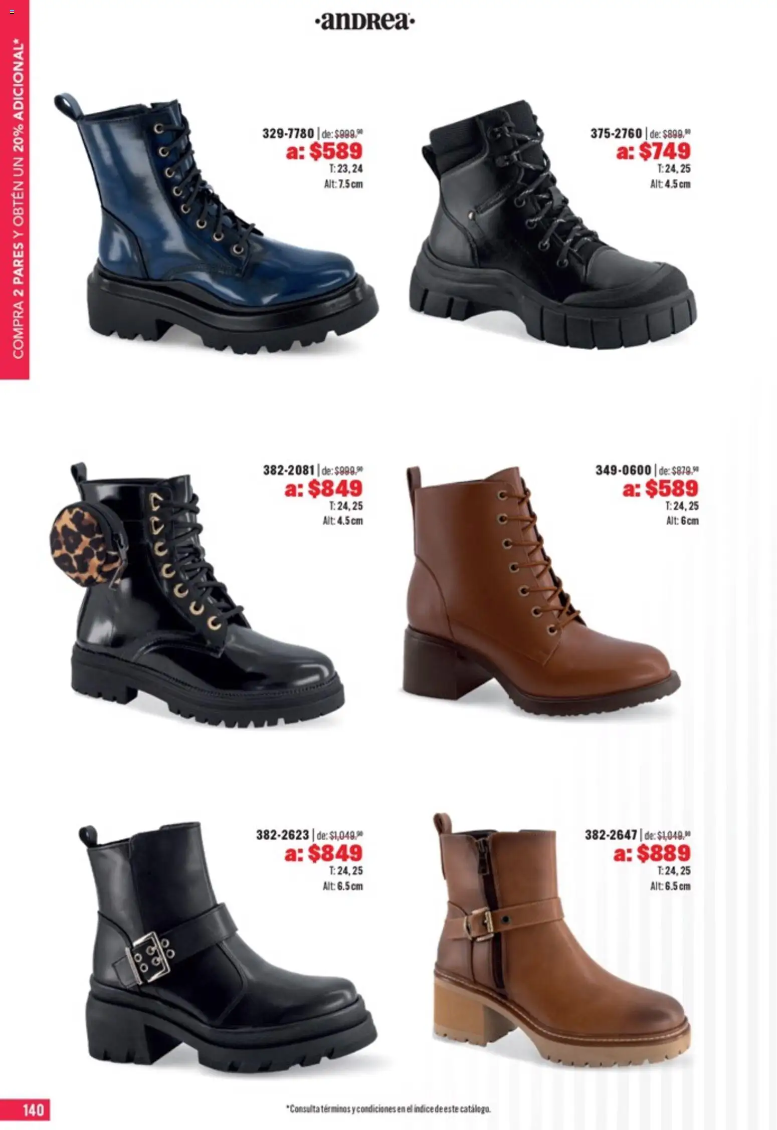 Nuevas ofertas de Andrea válidas en toda la República Mexicana desde el 05.04.2026. ¡Encuentra las mejores ofertas en Andrea catálogo Outlet! | Página: 140