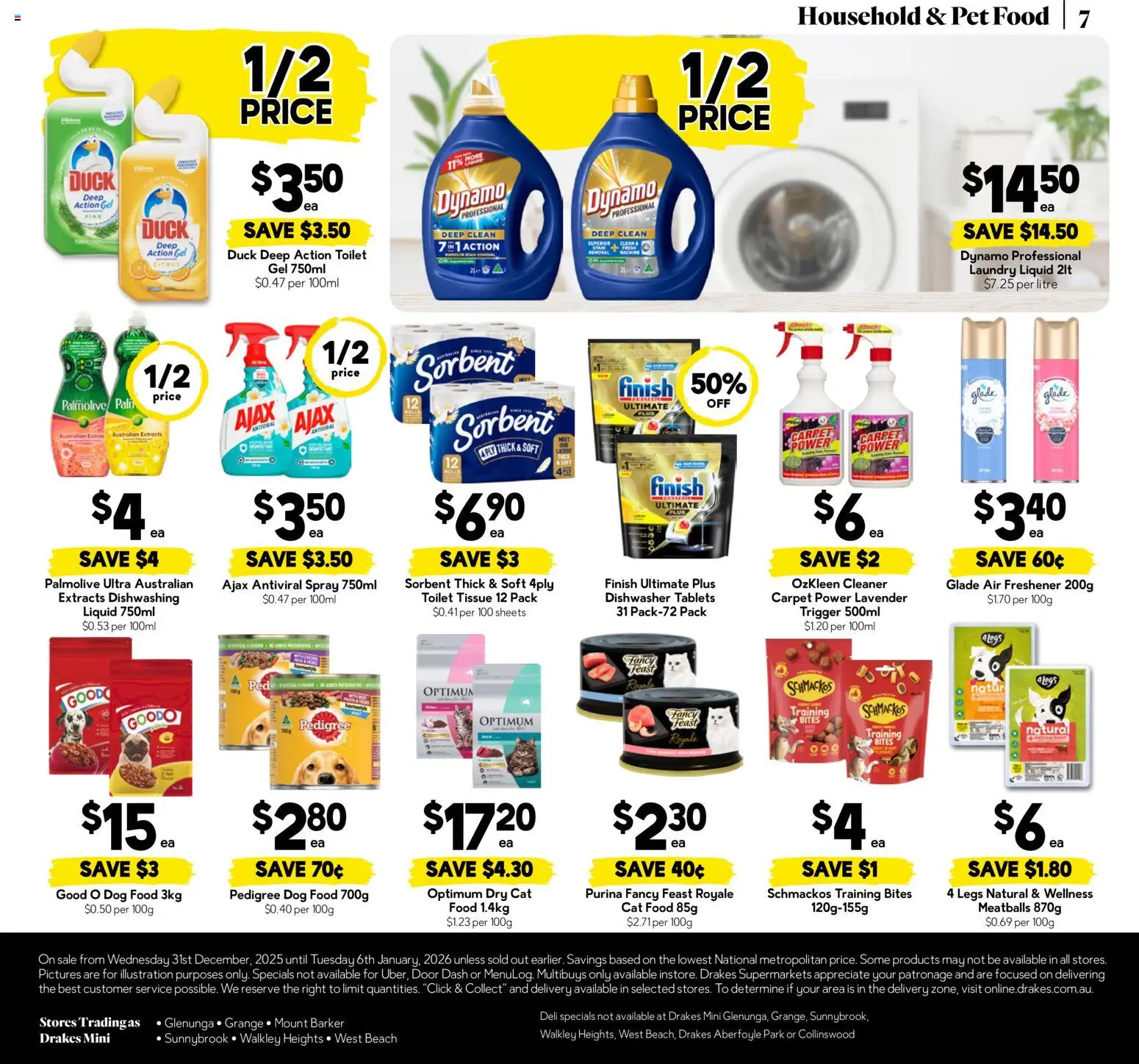 Drakes catalogue - valid from 31.12.2025 | Page: 7 | Products: Toilet, Carpet, Laundry, Air freshener