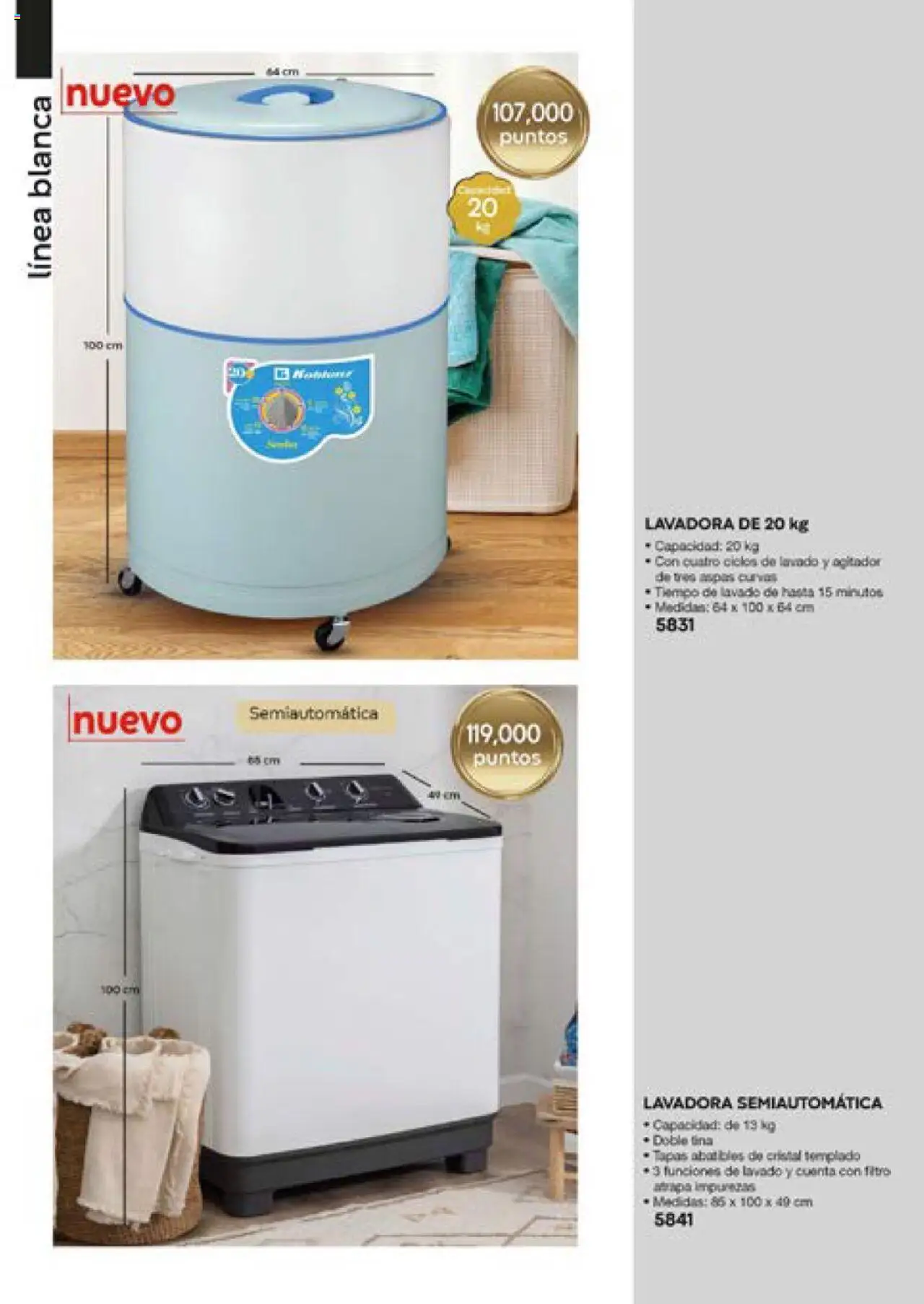 Nuevas ofertas de Fuller válidas en toda la República Mexicana desde el 13.06.2025. ¡Encuentra las mejores ofertas en Fuller catálogo Puntos! | Página: 30 | Productos: Lavadora