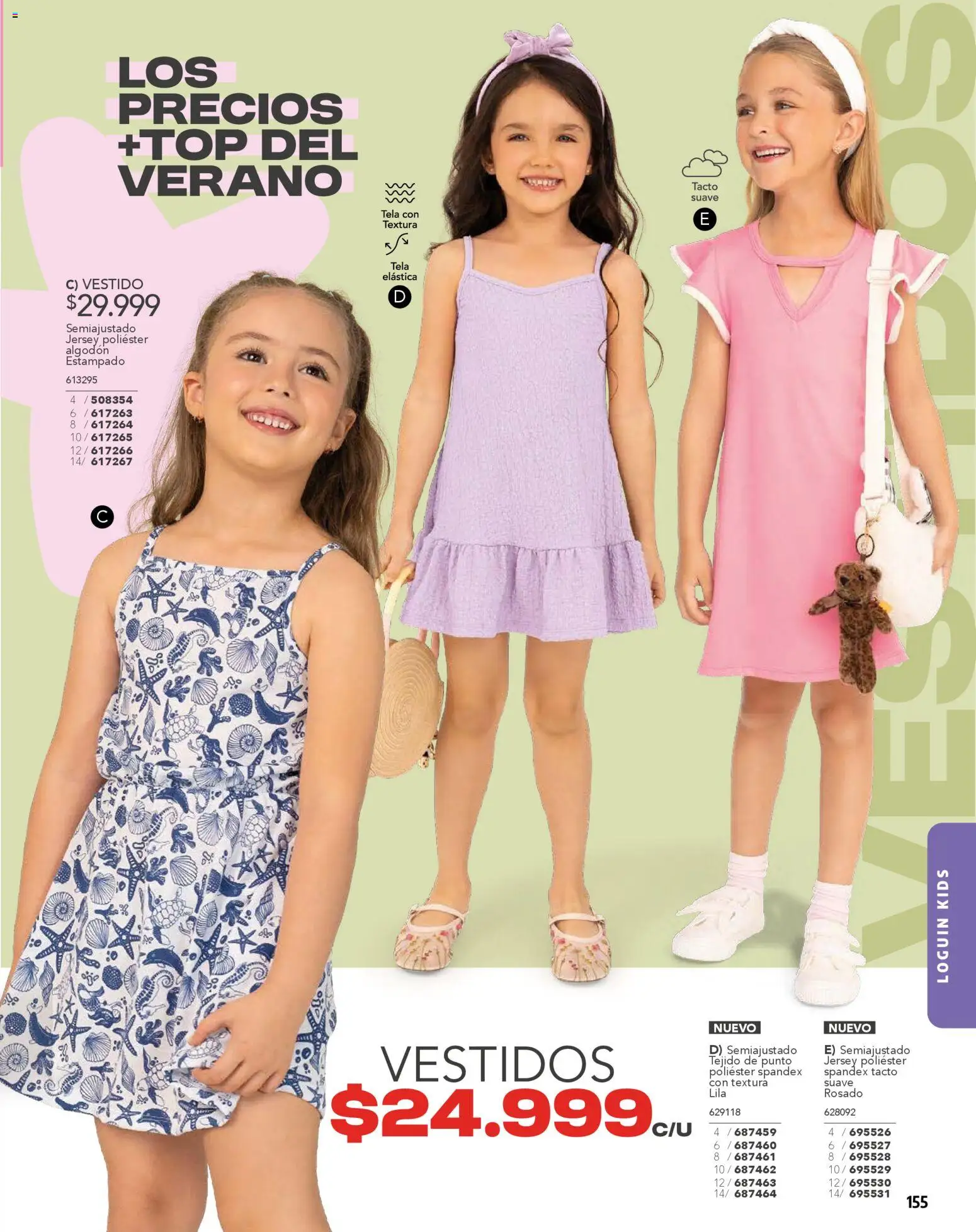 Carmel revista - valida desde el 01.01.2026 | Página: 155 | Productos: Algodón, Top, Vestido