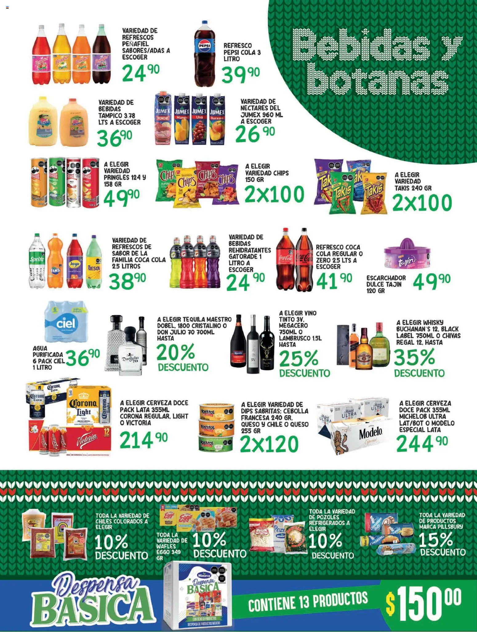 Nuevas ofertas de Alsuper válidas en toda la República Mexicana desde el 30.12.2025. ¡Encuentra las mejores ofertas en Alsuper folleto Zacatecas! | Página: 3 | Productos: Agua, Queso, Despensa, Whisky