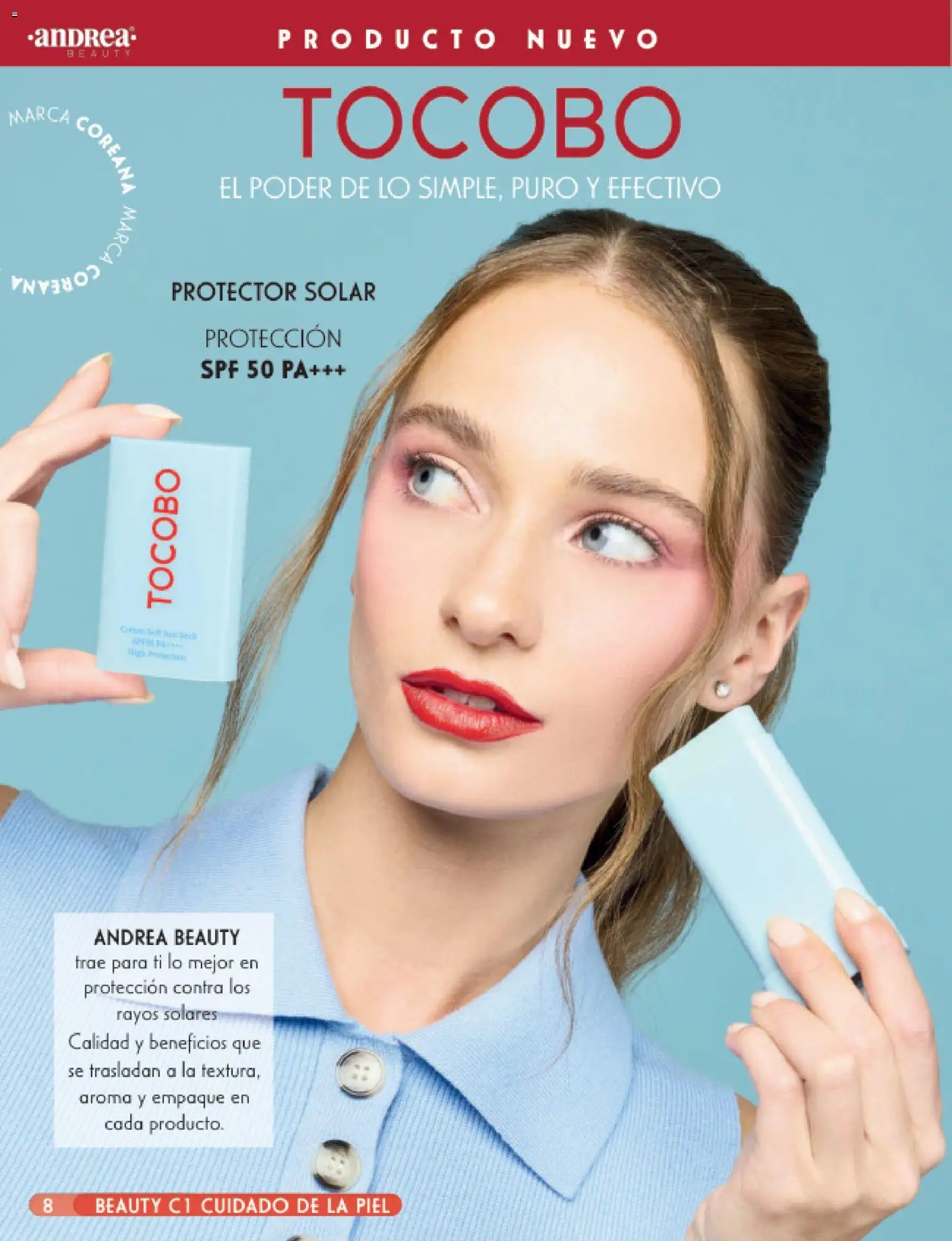 Nuevas ofertas de Andrea válidas en toda la República Mexicana desde el 25.01.2026. ¡Encuentra las mejores ofertas en Andrea catálogo Beauty! | Página: 8 | Productos: Protector solar